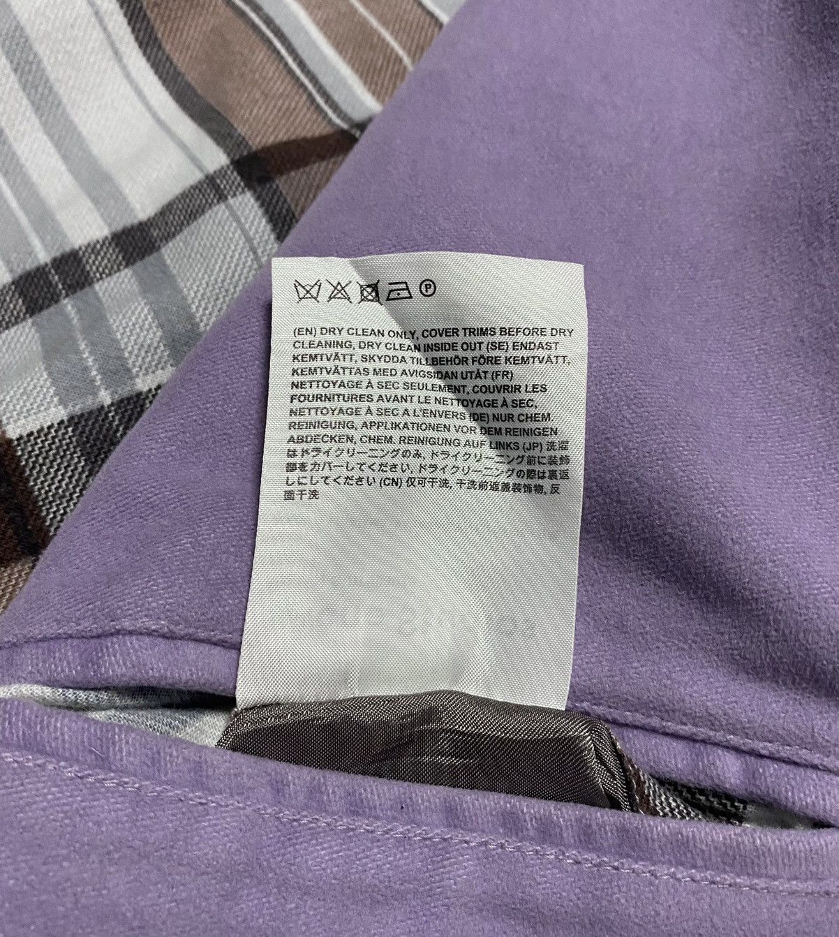 Acne Studios Women’s Oversized Single-breasted Cotton Blazer Light Purple Size ONE SIZE - 20 Thumbnail