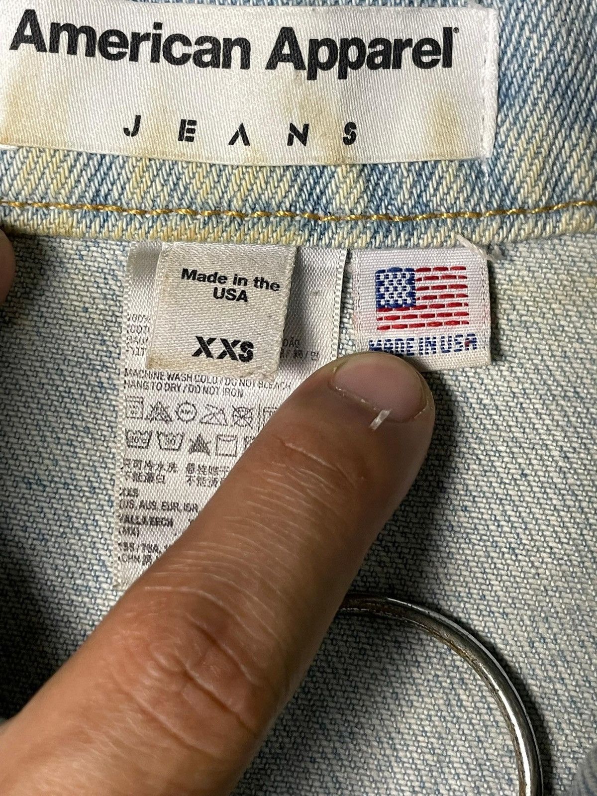 American Apparel American Apparel Denim Jacket (4) Size US XXS / EU 40 - 10 Thumbnail