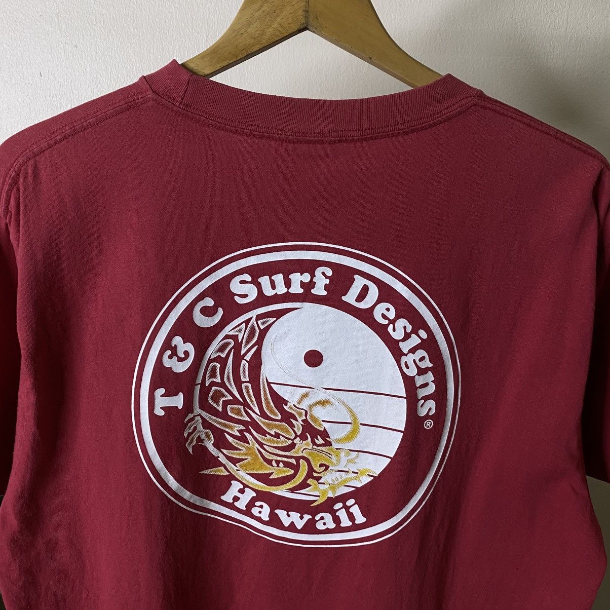 Vintage Vintage Y2K T&C Surf Dragon Graphic Stussy Style Tee Size US XL / EU 56 / 4 - 2 Thumbnail