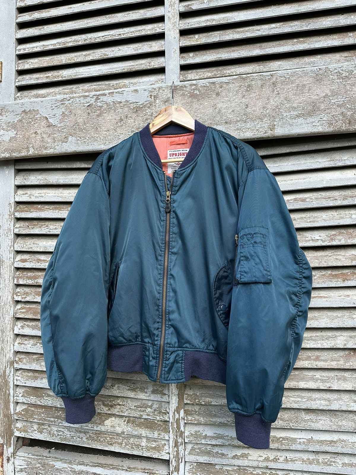 Vintage 🪖Vintage MA-1 Man Intermediate Upright Bomber Jacket Size US M / EU 48-50 / 2 - 4 Thumbnail