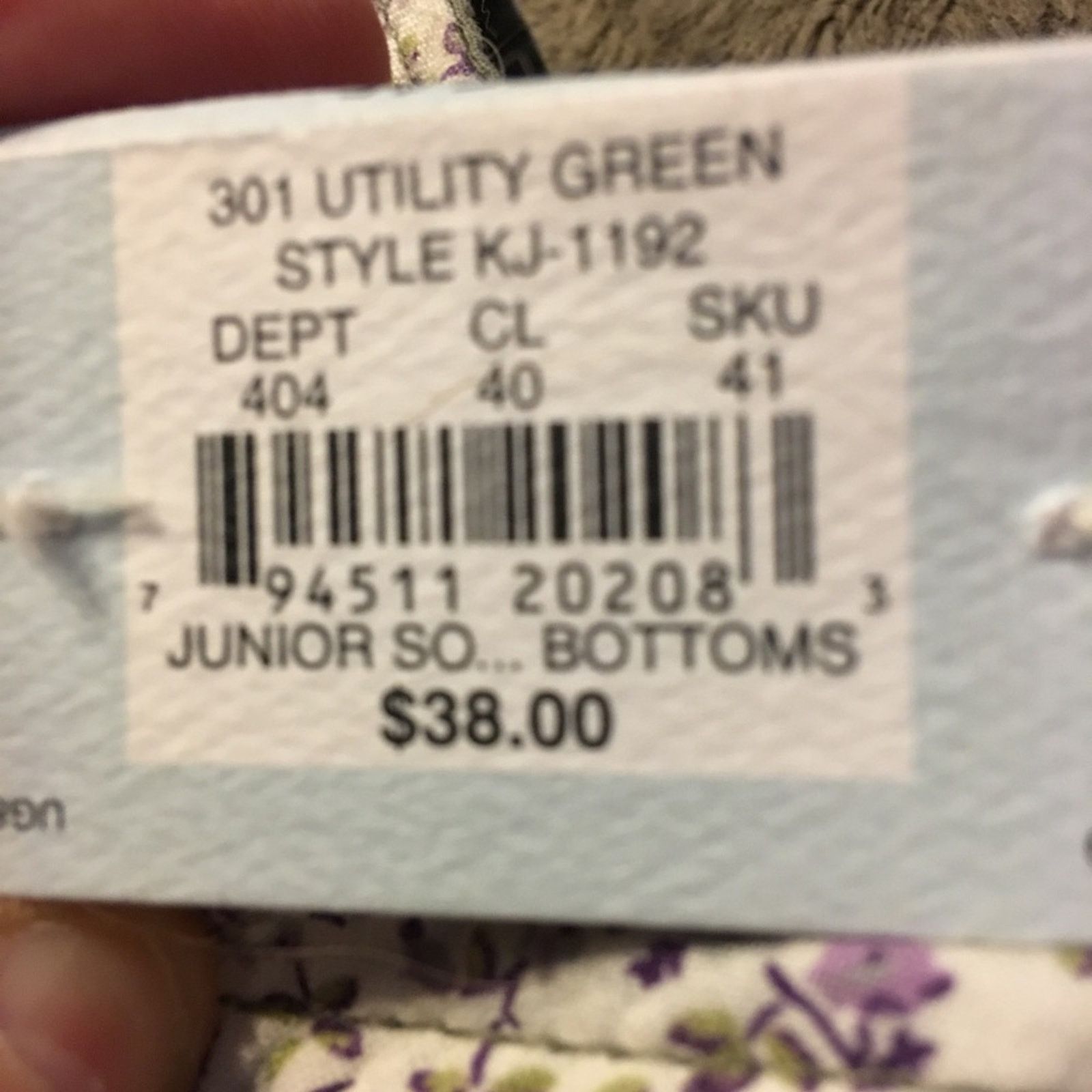 Other SO brand utility green cotton casual pants NWT 15 Size 36" / US 14 / IT 50 - 5 Thumbnail