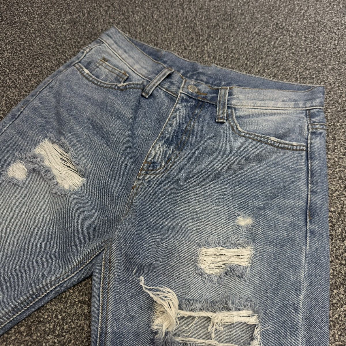 Warehouse Japanese Denim Warehouse Lady Distressed Jeans Size 28" / US 6 / IT 42 - 3 Thumbnail
