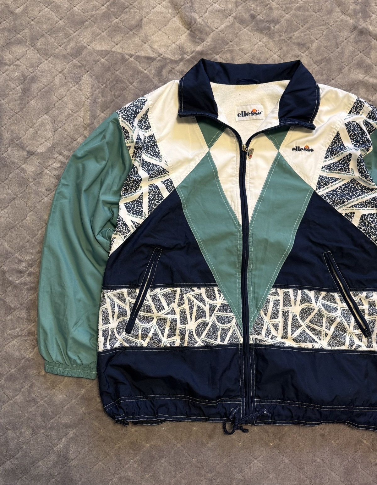 Ellesse × Vintage Vintage 2000s Ellesse Zip Up Light Jacket L Size US L / EU 52-54 / 3 - 2 Thumbnail