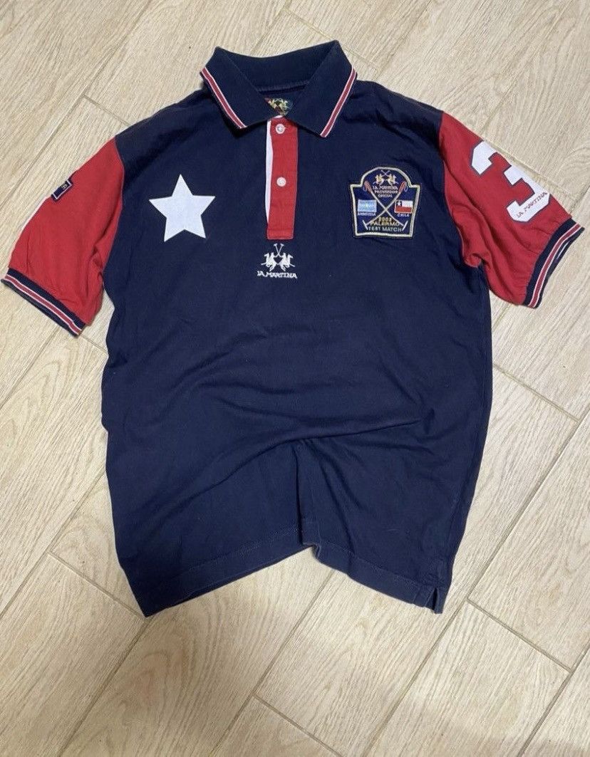 La Martina × Vintage La Martina Polo Ralph Like Chile vintage rugby polo jersey Size US M / EU 48-50 / 2 - 2 Thumbnail