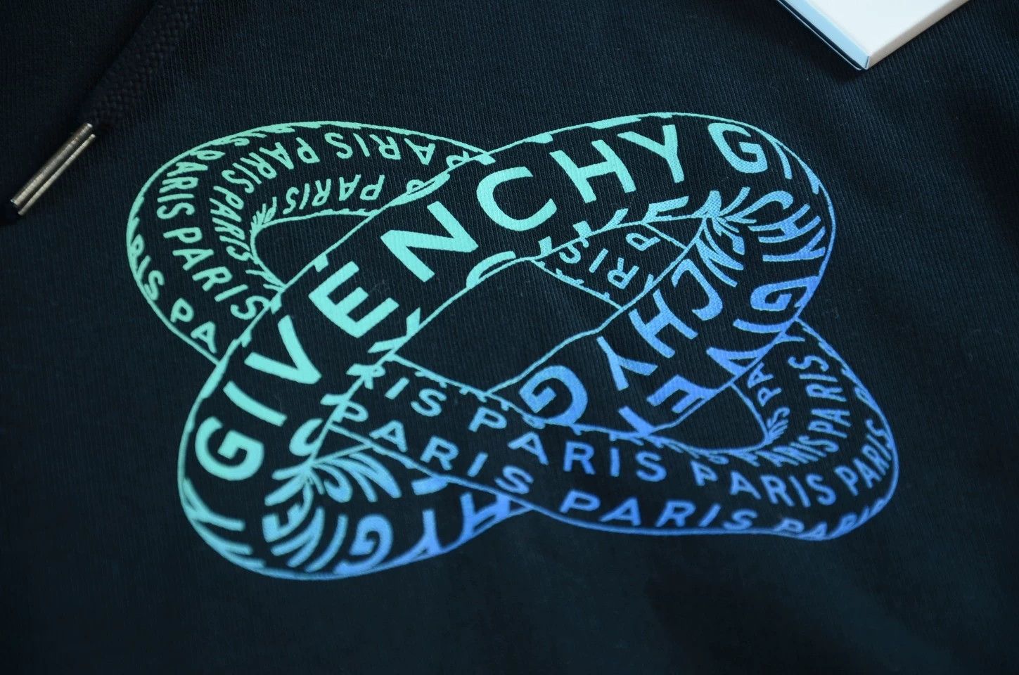 Givenchy Givenchy Eternal Ring Double Logo Black Hoodie XS Unisex Size US XS / EU 42 / 0 - 3 Thumbnail
