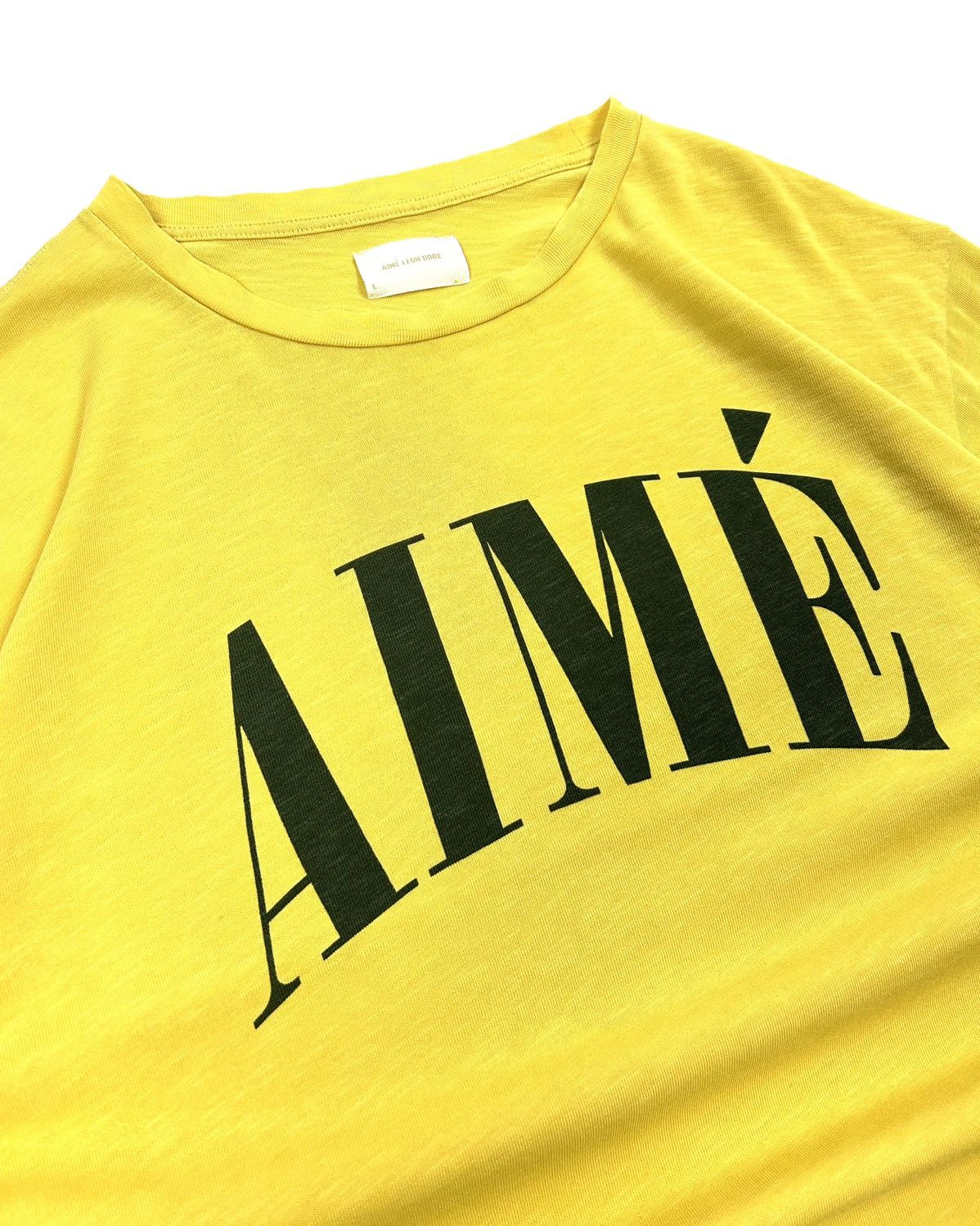 Aime Leon Dore Aimé Leon Dore AIME Logo Tee Yellow L Streetwear Essential Size US L / EU 52-54 / 3 - 6 Thumbnail