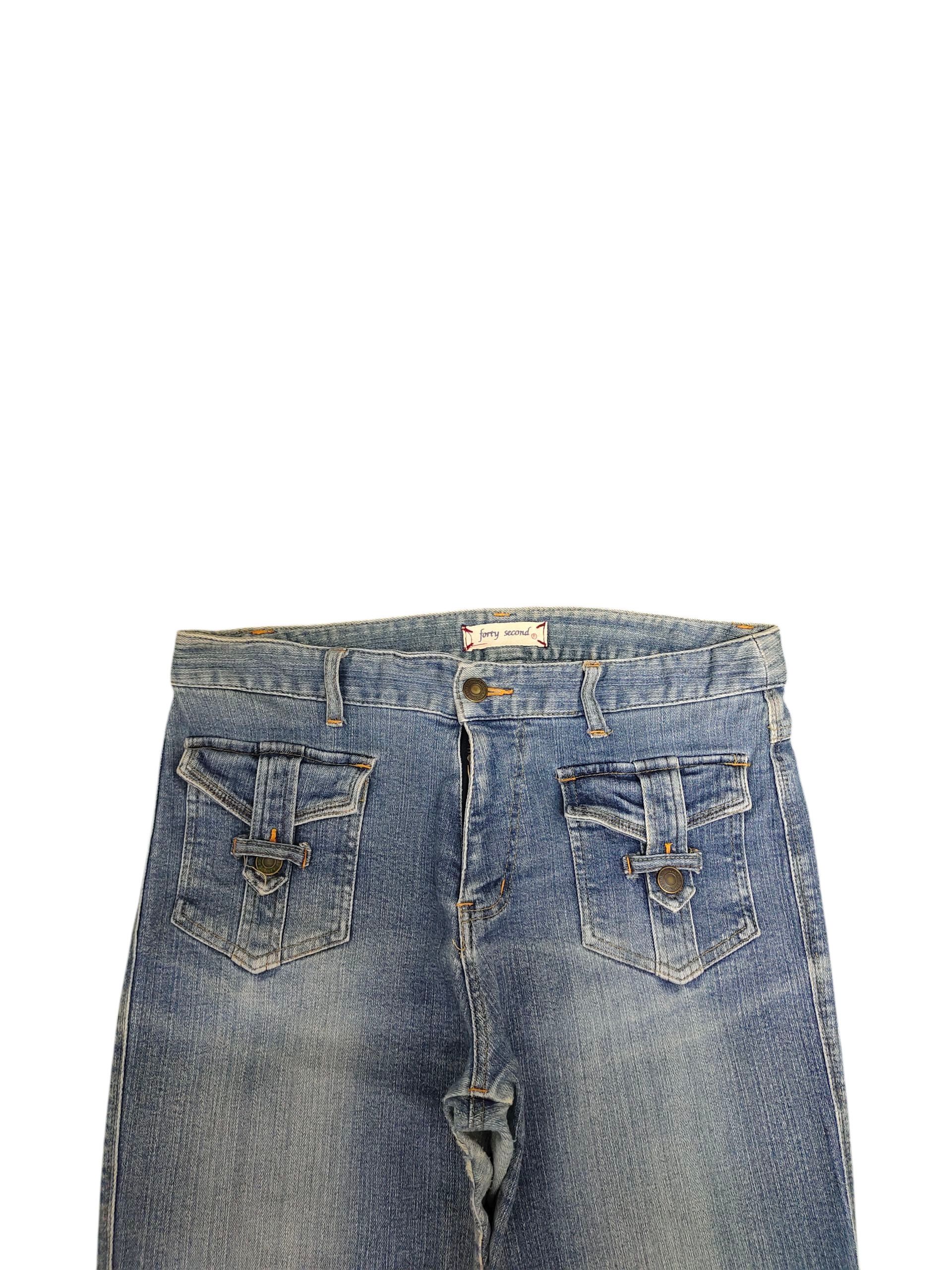 If Six Was Nine Flare Jeans Forty Second Japan Distress Denim Bootcut Size US 30 / EU 46 - 10 Thumbnail