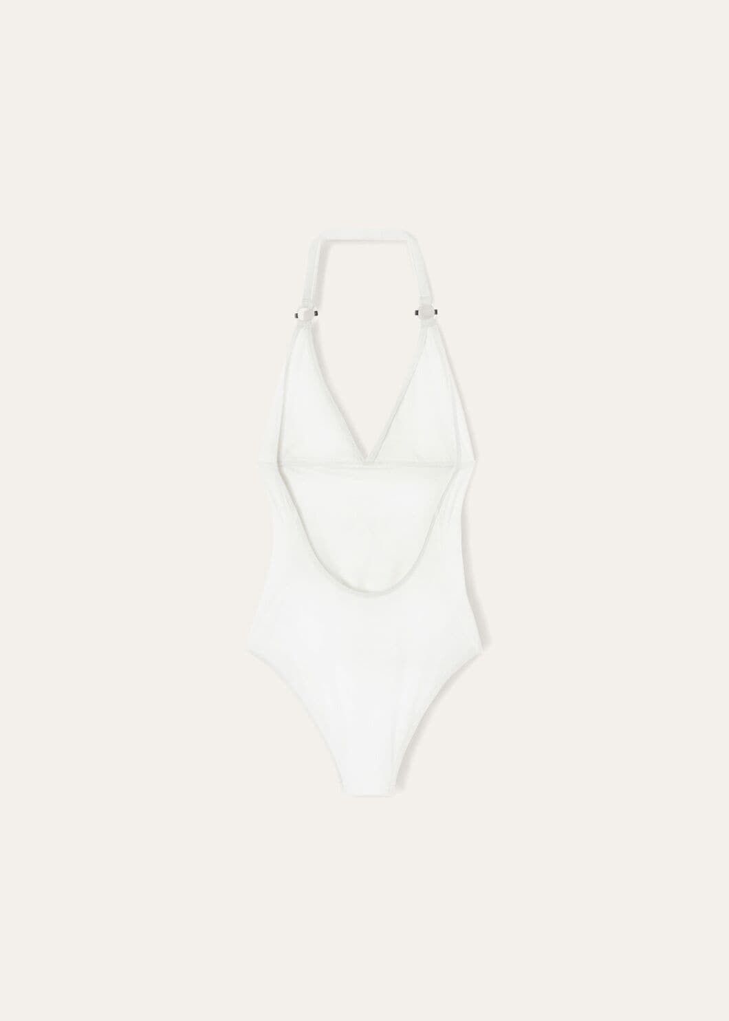 Loro Piana o1srvl11e0725 FAM9330 One-piece Swimsuit in White Size S / US 4 / IT 40 - 3 Thumbnail