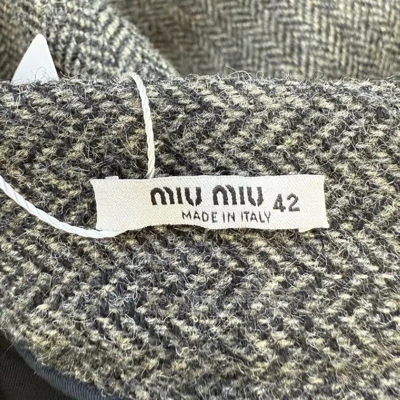 Other Miu Miu Gray Wool Midi Skirt . Size 41" - 3 Thumbnail