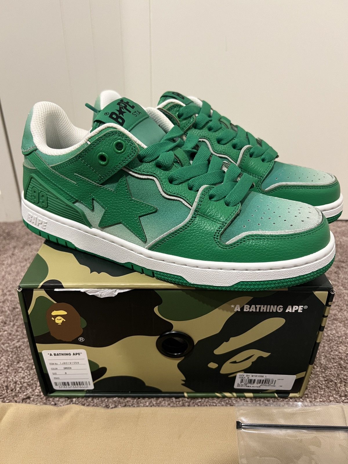 Bape SK8 STA #4 Size US 8 / EU 41 - 1 Thumbnail