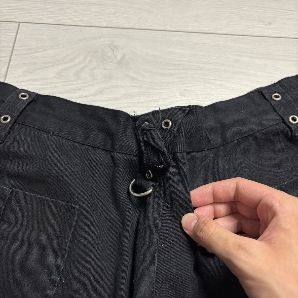 Japanese Brand CRAZY Y2K tripp nyc style shorts punk gothic if six was nine Size US 31 - 5 Thumbnail