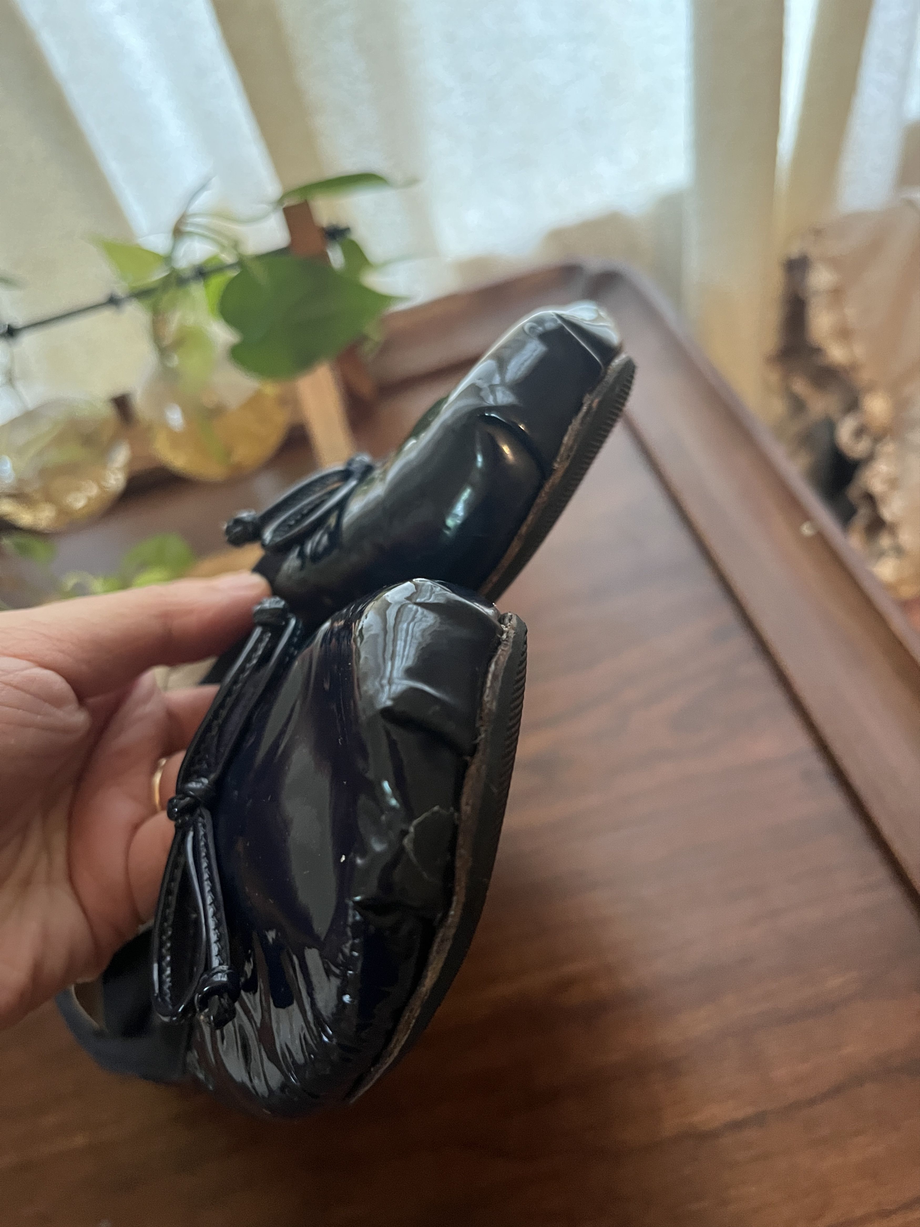 Miu Miu Miu Miu ballet flats size 35.5 dark navy Size US 5.5 / IT 35.5 - 3 Thumbnail