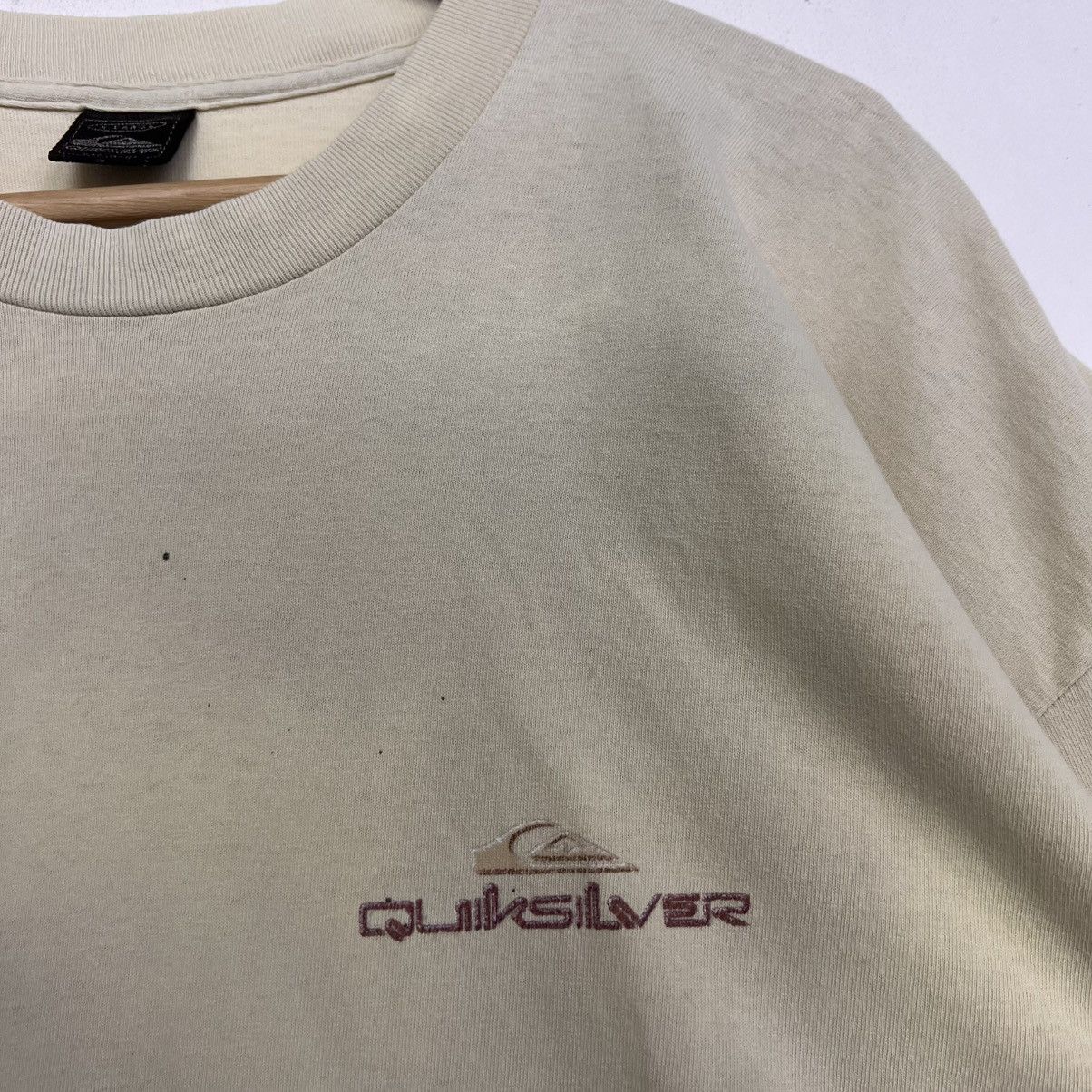 Quiksilver QUIKSILVER VINTAGE SURF SPELLOUT HEAVY WASH TSHIRT Size US XL / EU 56 / 4 - 9 Thumbnail