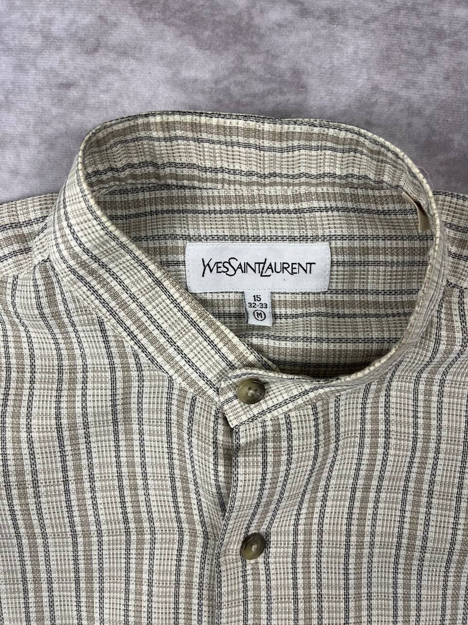 Yves Saint Laurent [101] Vintage Yves Saint Laurent Designer Button up Shirt M Size US M / EU 48-50 / 2 - 2 Thumbnail