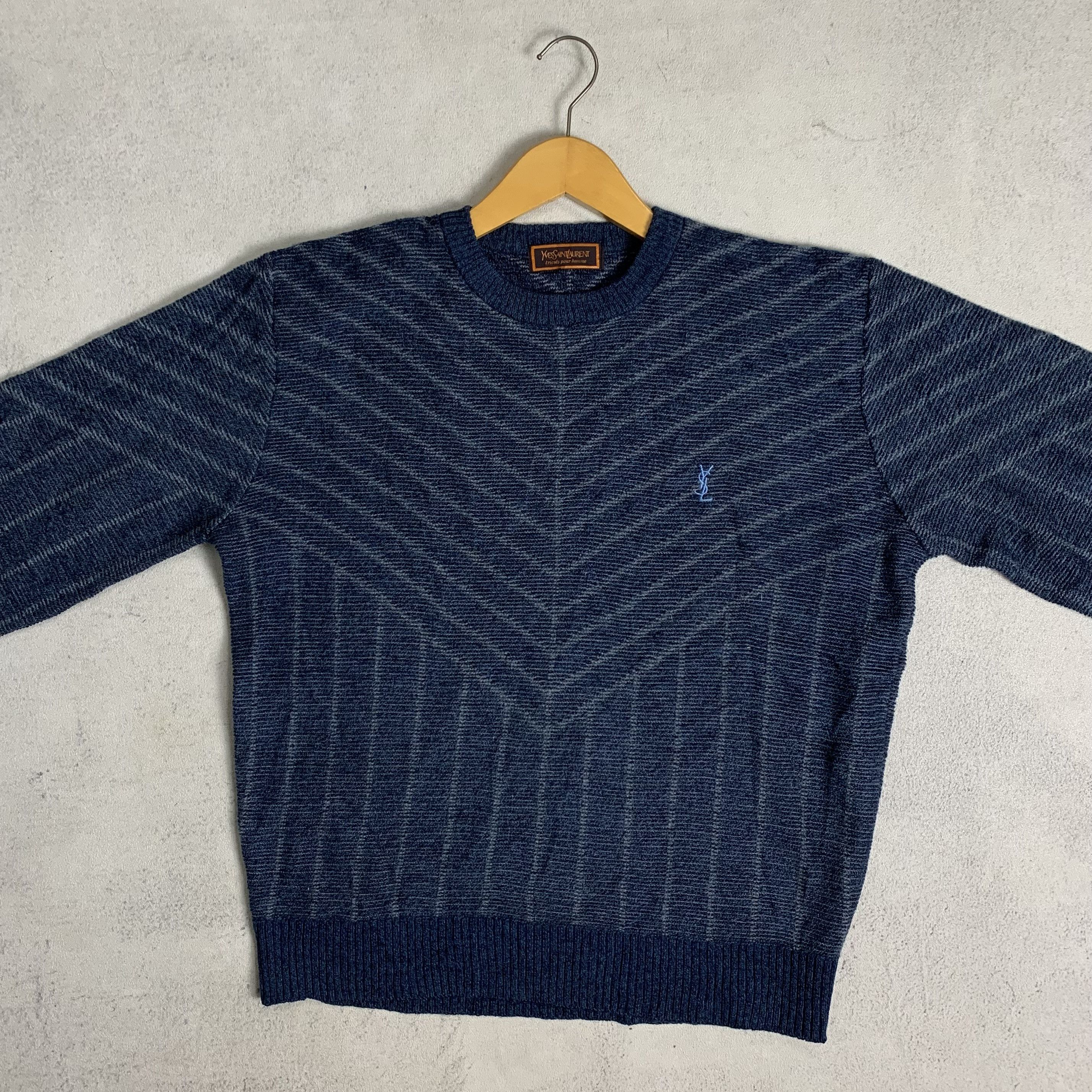 Yves Saint Laurent Vintage Yves Saint Laurent YSL Knit Sweater Jumper Cardigan Size US S / EU 44-46 / 1 - 7 Thumbnail