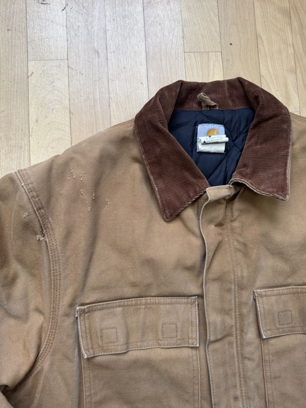 Carhartt × Vintage Vintage Carhartt Detroit Jacket Insulated 90s Size 42-L Size US L / EU 52-54 / 3 - 8 Thumbnail