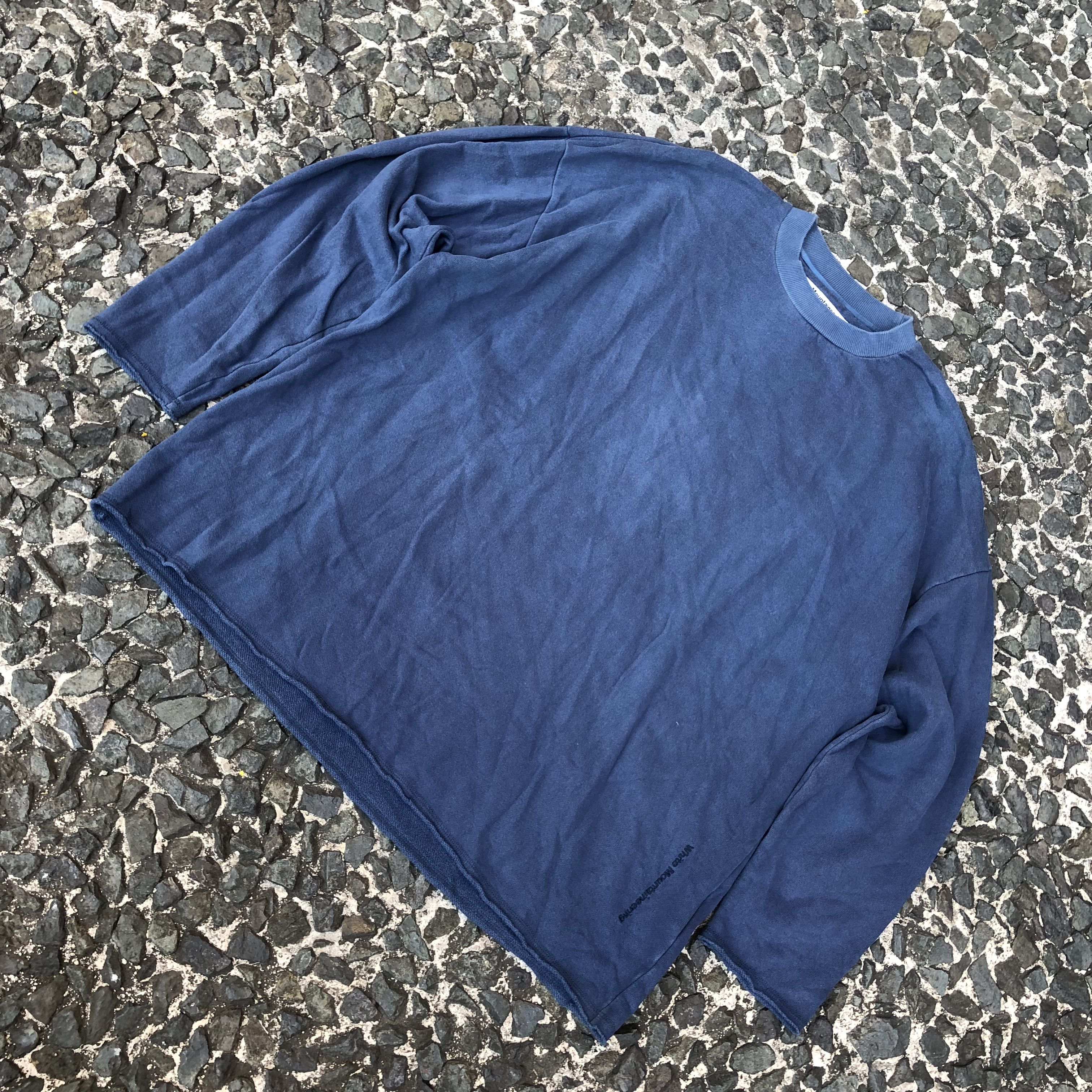 White Mountaineering White Mountaineering Garment Dye Sweat Pullover (Blue) Size US M / EU 48-50 / 2 - 3 Thumbnail