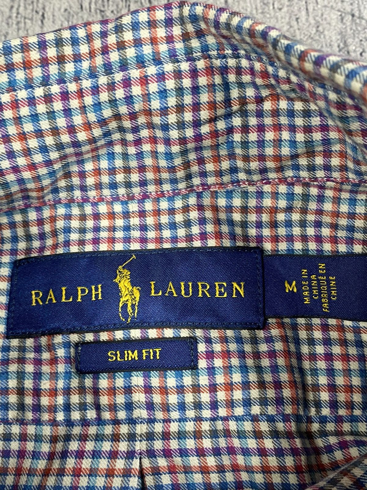Designer × Polo Ralph Lauren Polo Ralph Lauren Designer Checkered Button Up Shirt Size US M / EU 48-50 / 2 - 8 Thumbnail