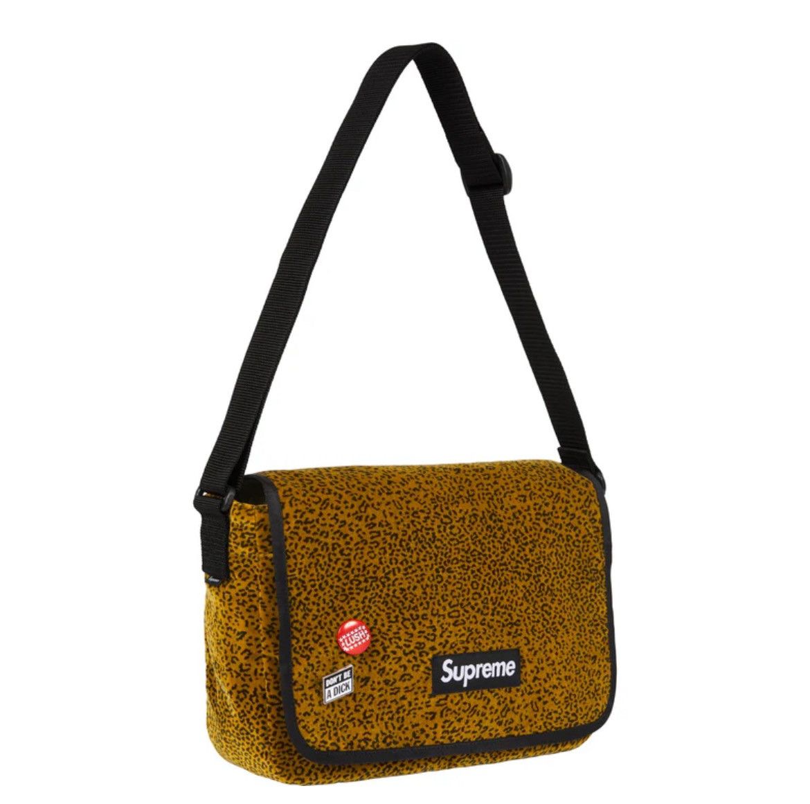 Supreme Velvet Small Messenger Bag/Tan Leopard Size ONE SIZE - 2 Thumbnail