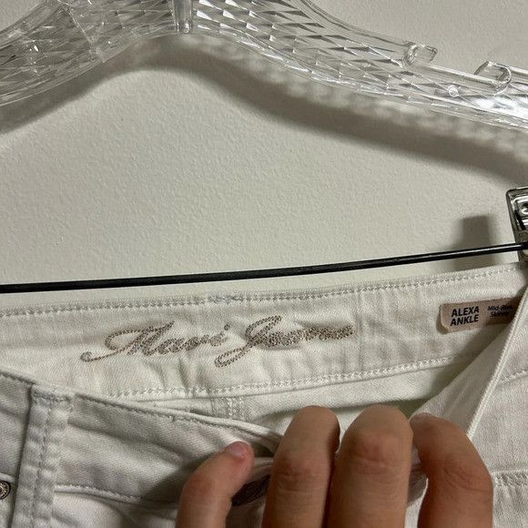 Mavi Mavi Alexa Ankle White Jeans Size 25" / US 0 / IT 36 - 3 Thumbnail