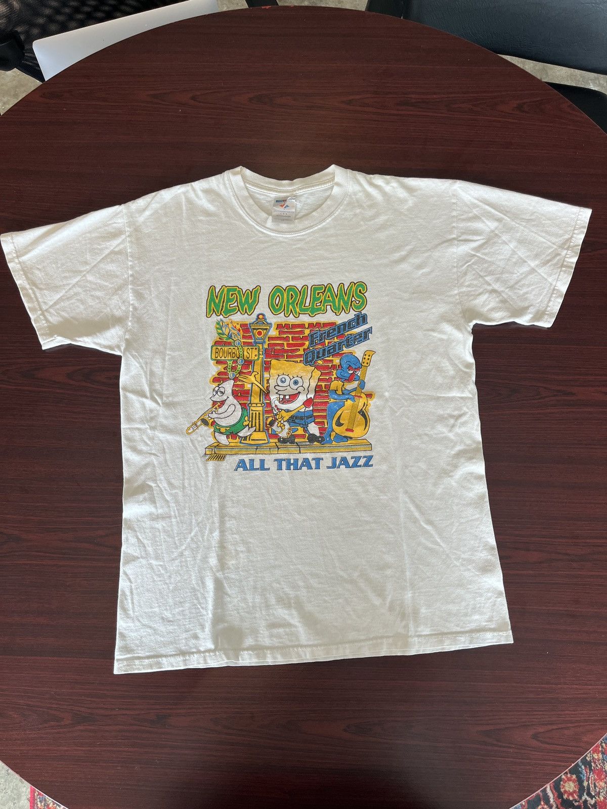 Other Vintage SpongeBob bootleg tee Size US L / EU 52-54 / 3 - 1 Thumbnail