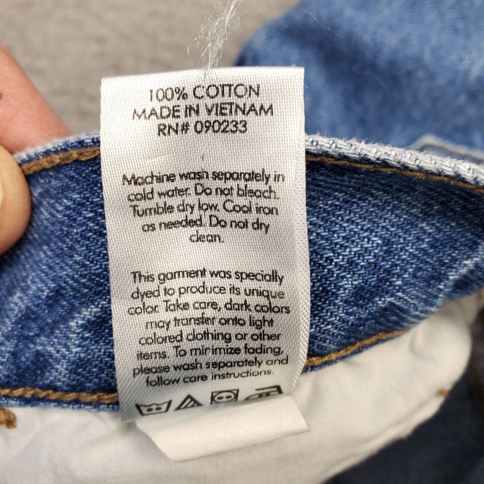 Pacsun PacSun Jeans Womens 27 Blue Denim Frayed Hem High Rise Straight Leg Button Fly Shirt? Size 27" / US 4 / IT 40 - 7 Thumbnail