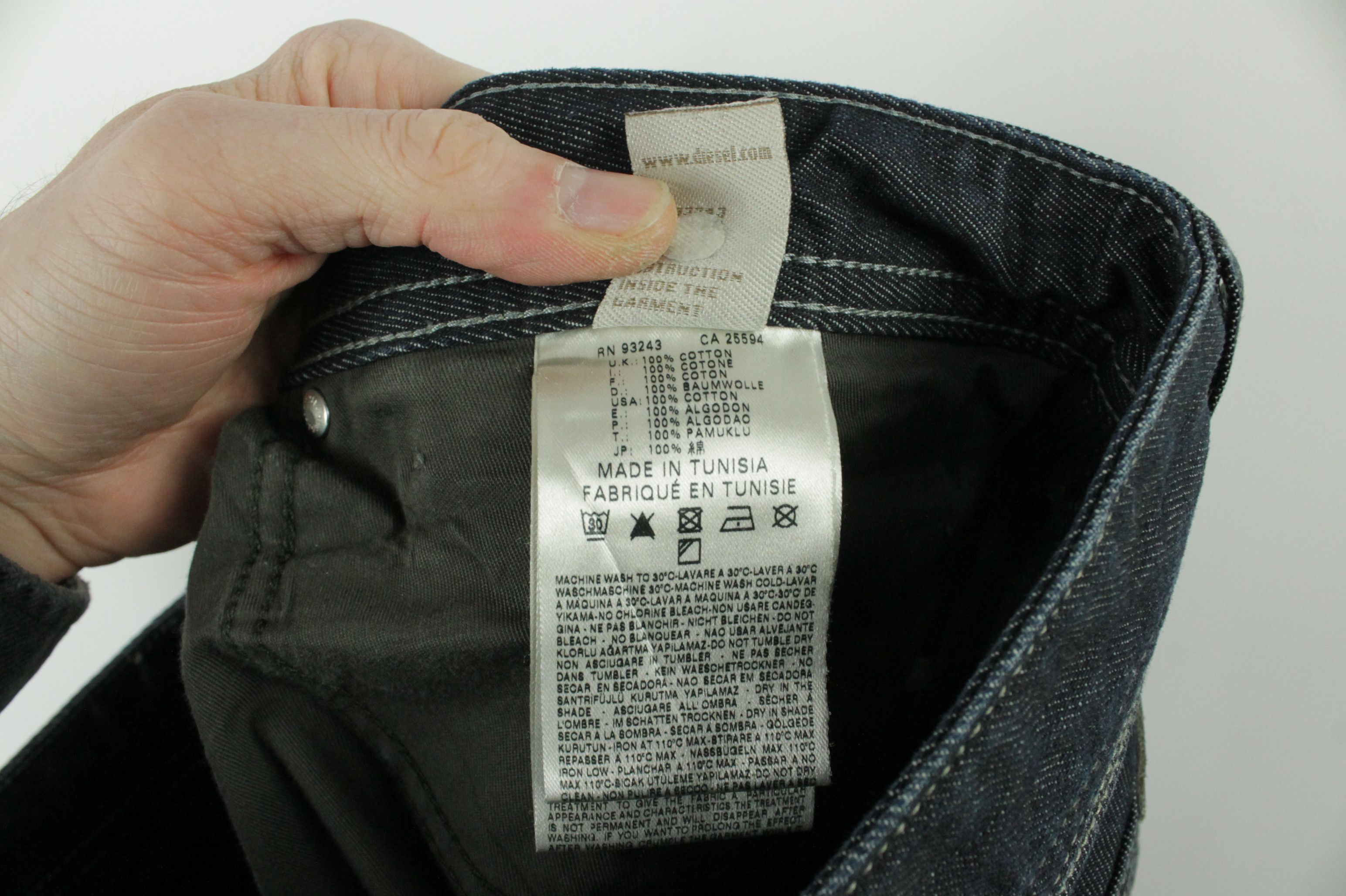 Diesel 00s Diesel Poiak Regular Slim-Tapered Indigo Denim Jeans Size US 32 / EU 48 - 8 Thumbnail