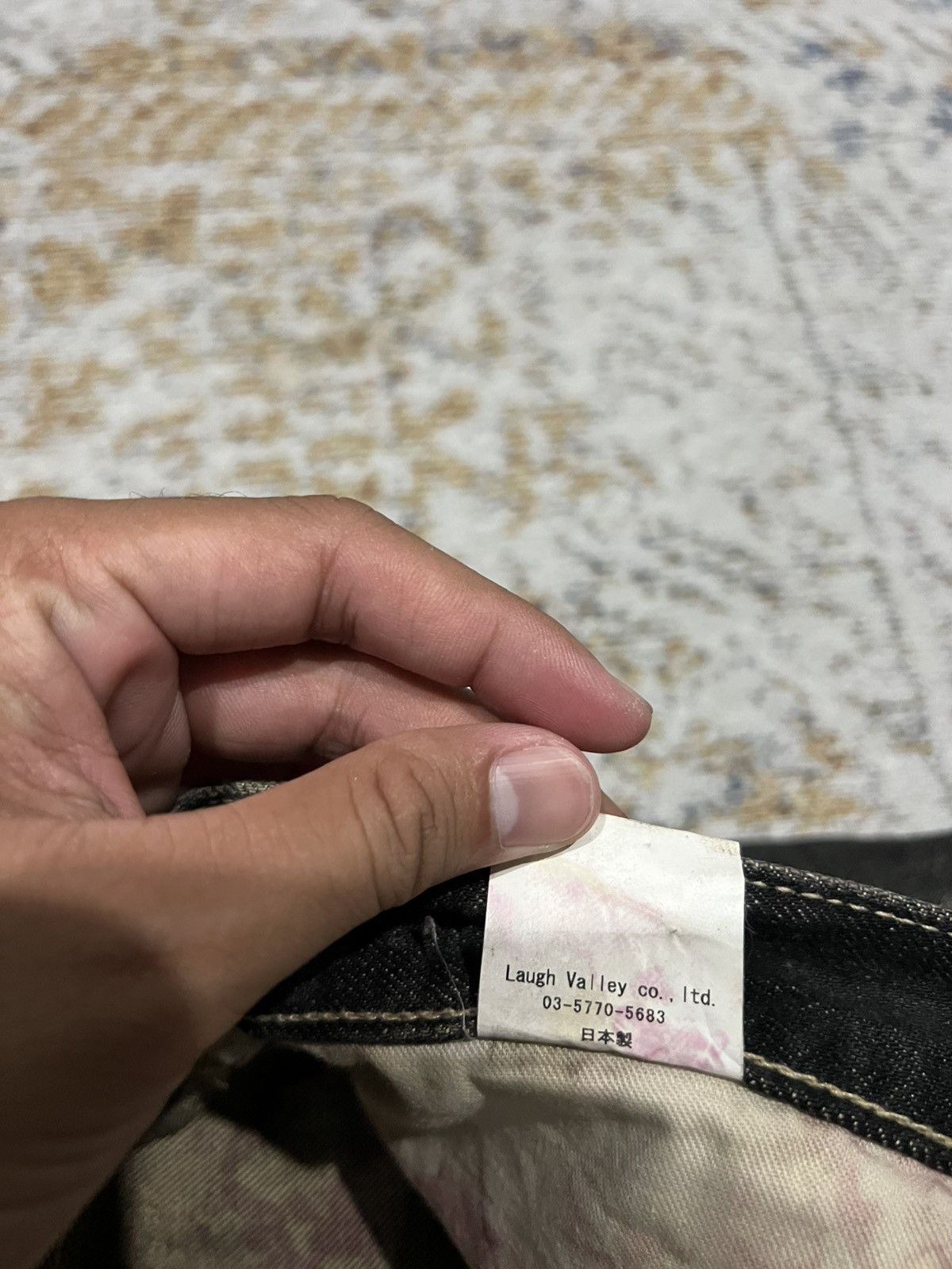 Japanese Brand × Vintage Glambs Japan Mudwash Distressed Denim Size US 33 - 9 Thumbnail