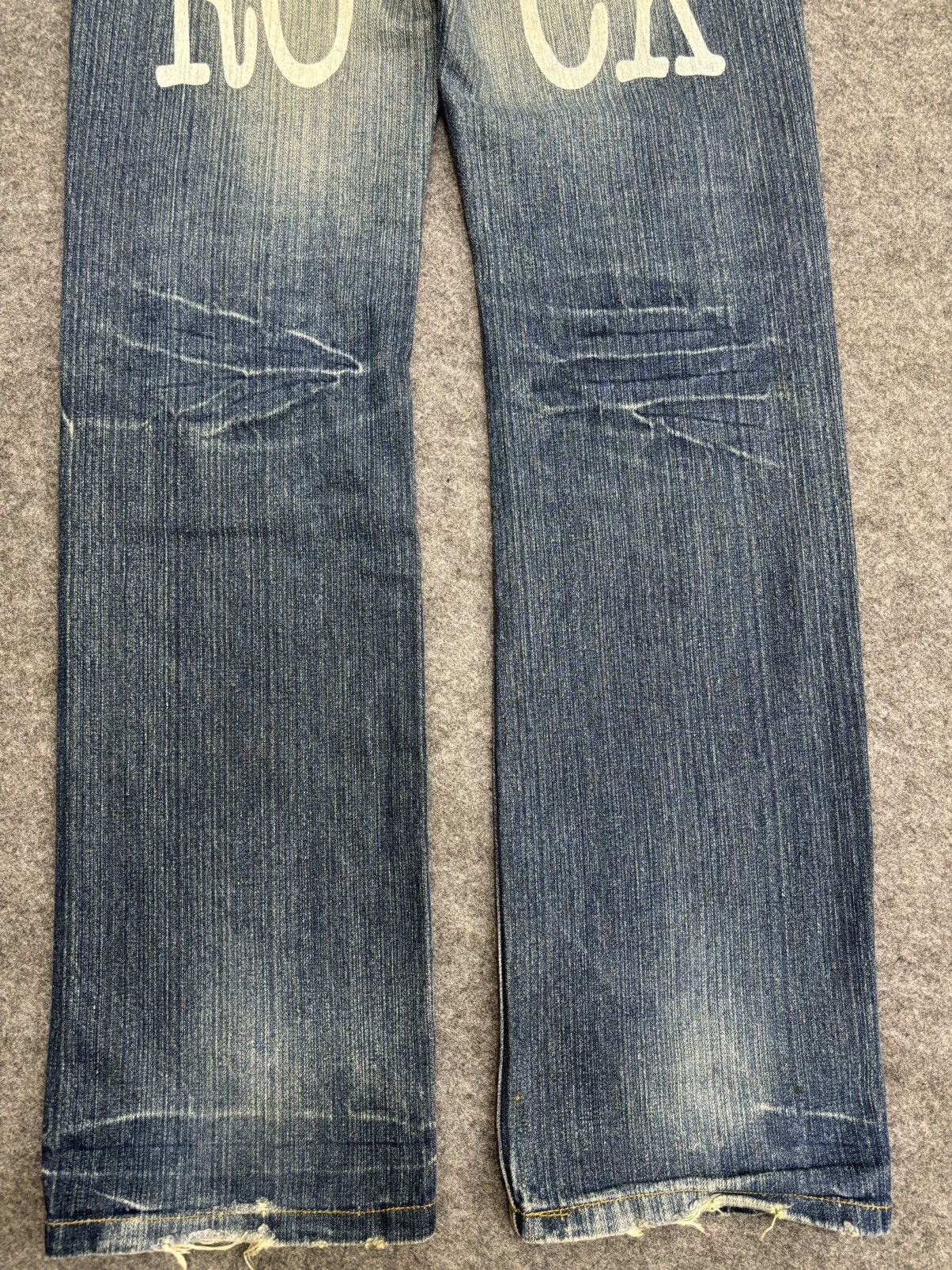Japanese Brand 💥Insane Japan Style💥limited I💀Rock Distressed Denim F515 Size US 32 / EU 48 - 14 Thumbnail