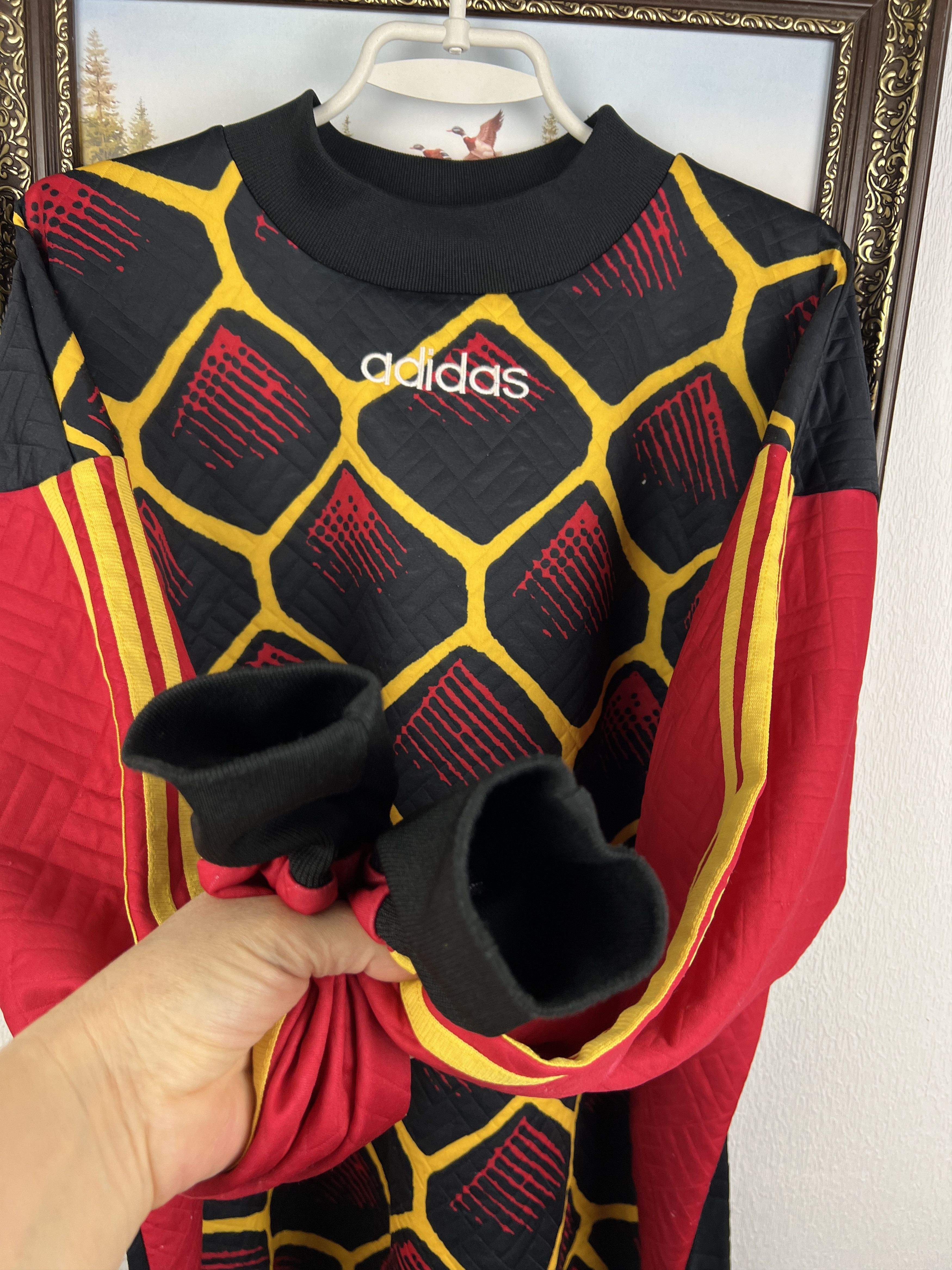 Adidas Vintage Football Goalkeeper Template Shirt Soccer Jersey Size US XL / EU 56 / 4 - 5 Thumbnail
