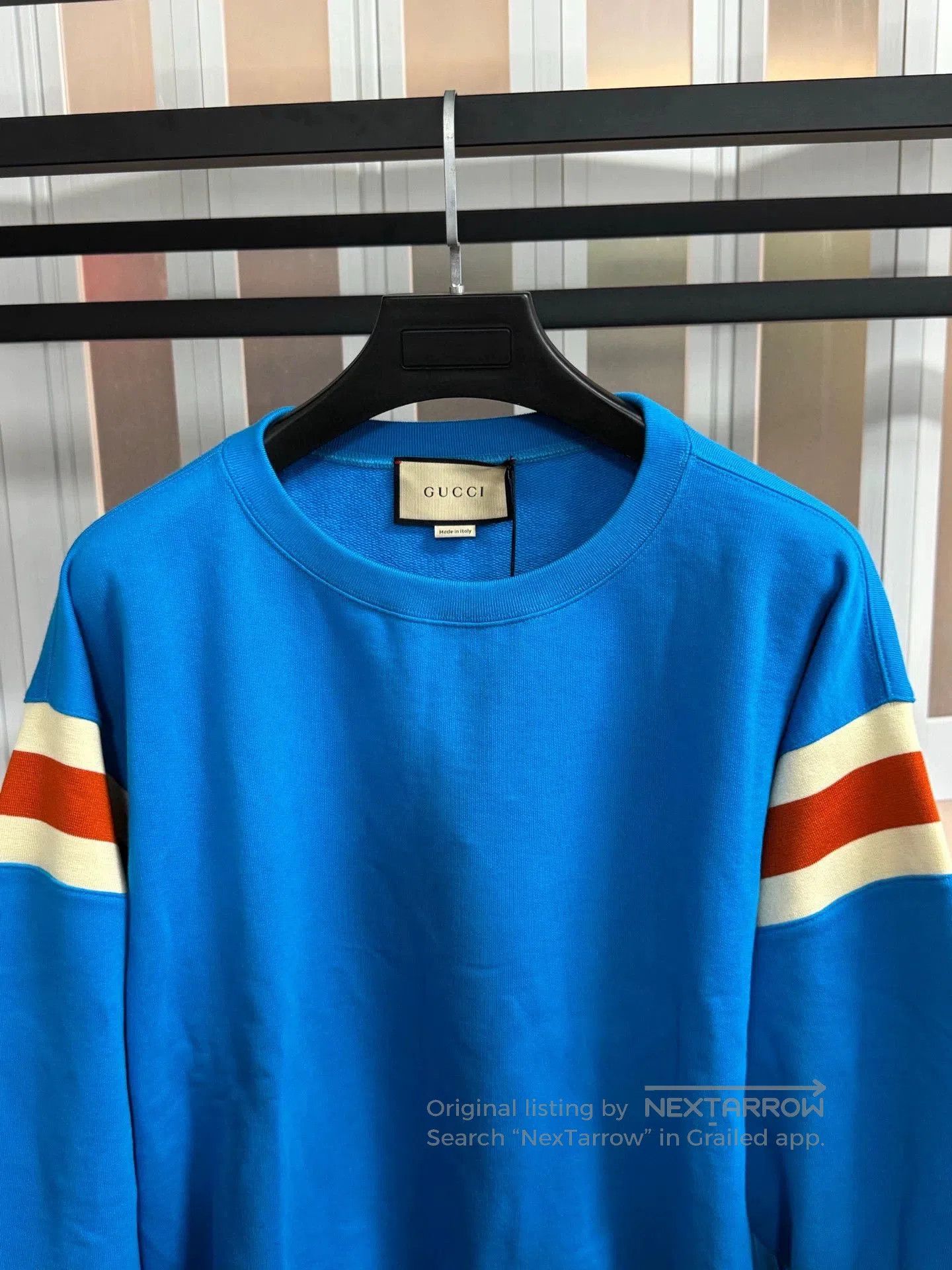 Gucci gucci blue sweatshirt with shoulder details. Size US XS / EU 42 / 0 - 2 Thumbnail