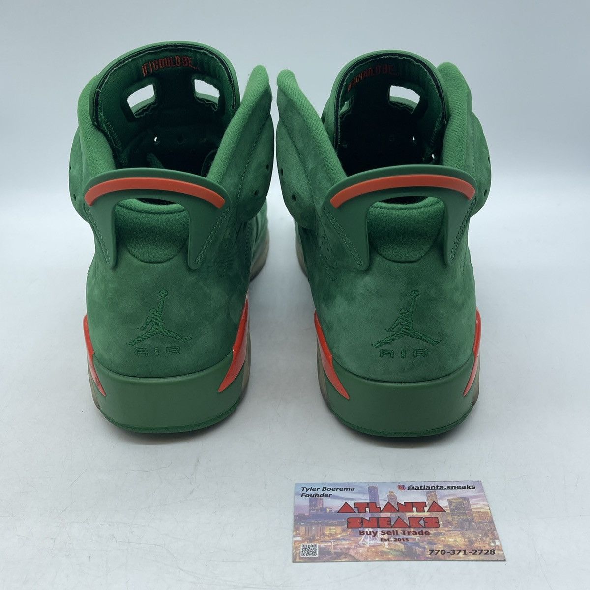 Jordan Brand Air Jordan 6 green suede Gatorade Size US 11.5 / EU 44-45 - 3 Thumbnail