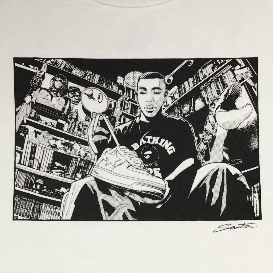 Bape BAPE × Inoue Santa BAPE GALLERY ART T-shirt a bathing ape Size US M / EU 48-50 / 2 - 3 Thumbnail