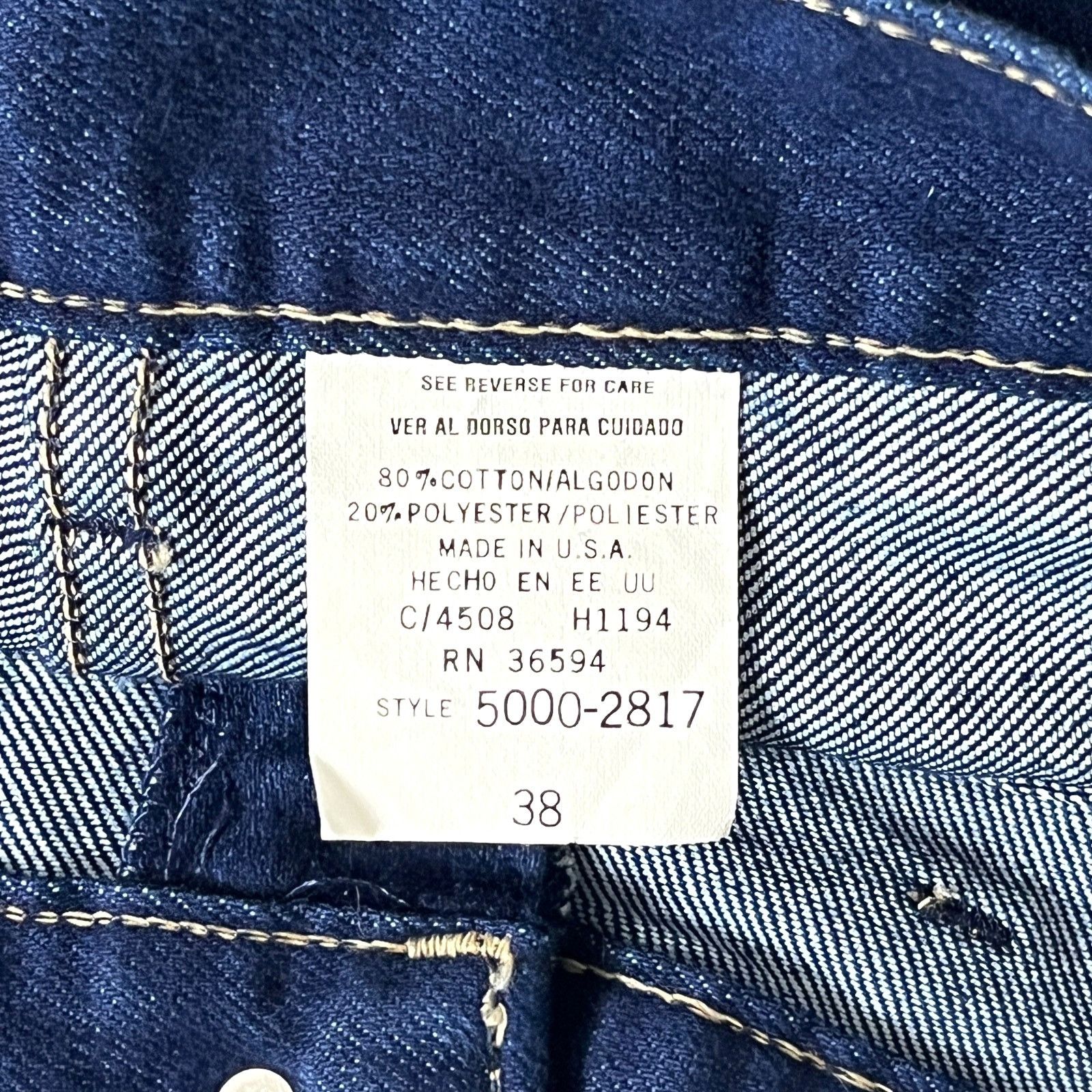 Other Nobrand USA Made Mens Vtg Denim Jean Shorts size 38 True Fit Size US 38 / EU 54 - 5 Thumbnail