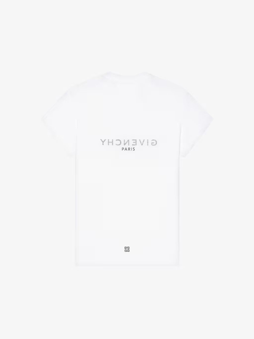 Givenchy o1w1db10825 Fitted Short Sleeve T-Shirt in White Size L / US 10 / IT 46 - 2 Thumbnail