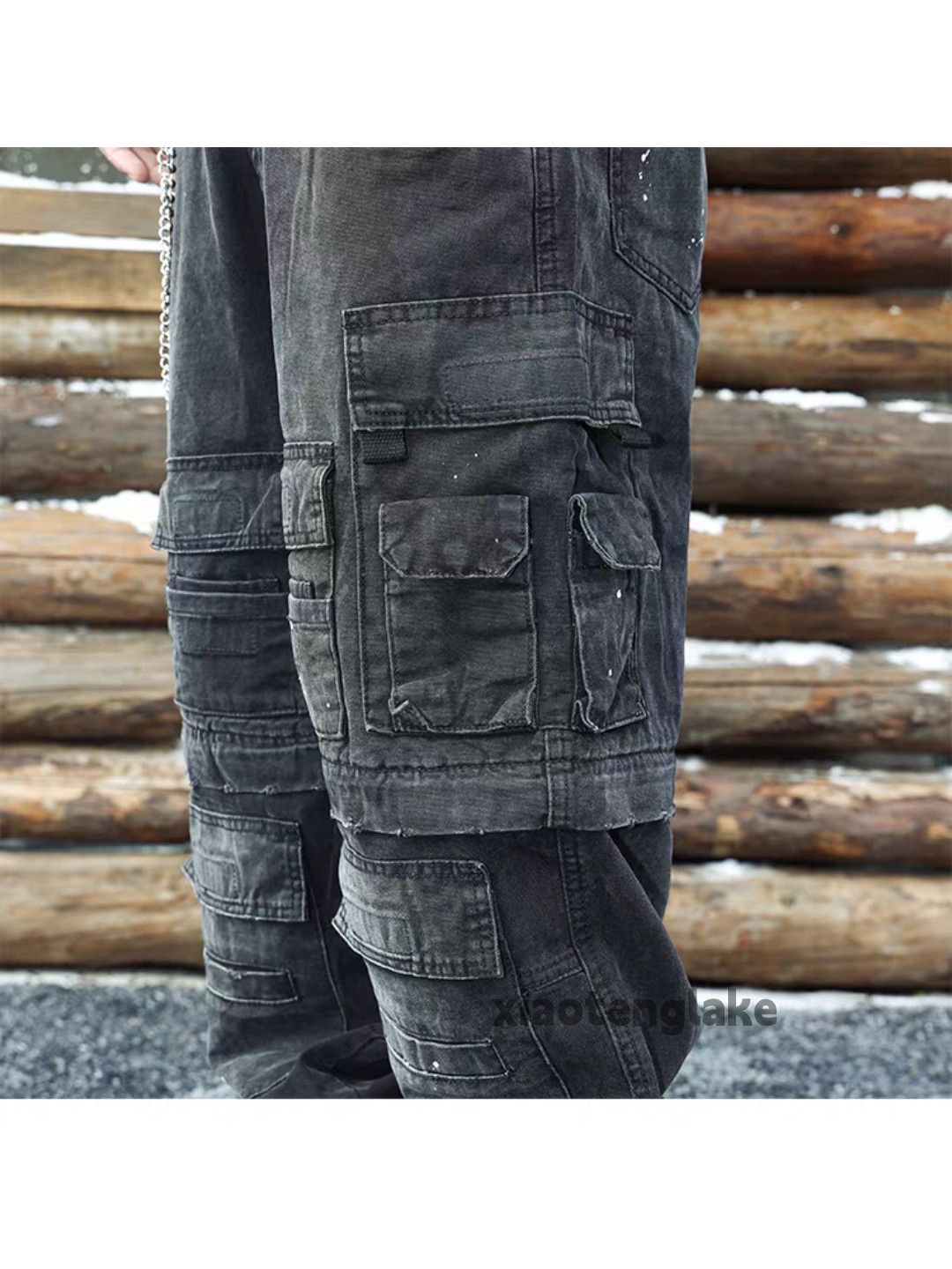 Jean ltx vintage washed faded military outdoor cargo jeans Size US 36 / EU 52 - 8 Thumbnail