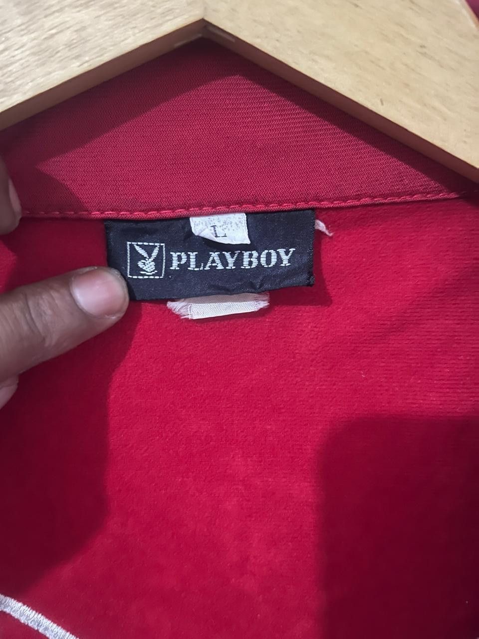 Playboy Playboy Velvet Hoodie Big Logo Size US L / EU 52-54 / 3 - 2 Thumbnail