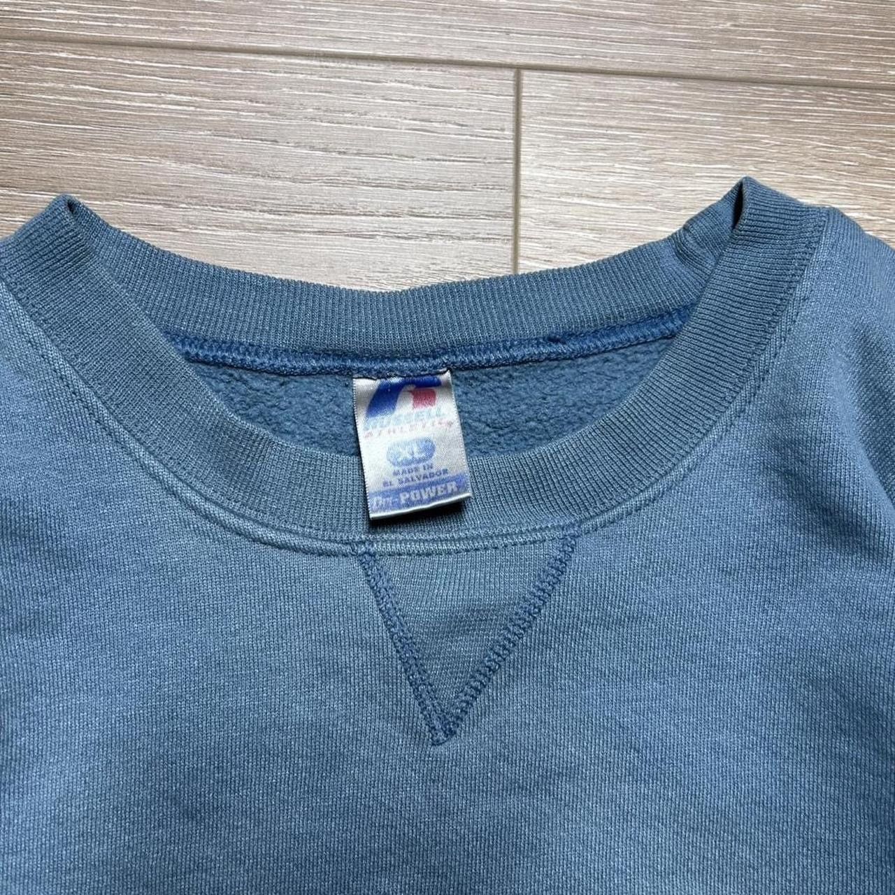 Russell Athletic Vintage 90s Russell Athletic Crewneck Sweatshirt steel blue Size US XL / EU 56 / 4 - 4 Thumbnail