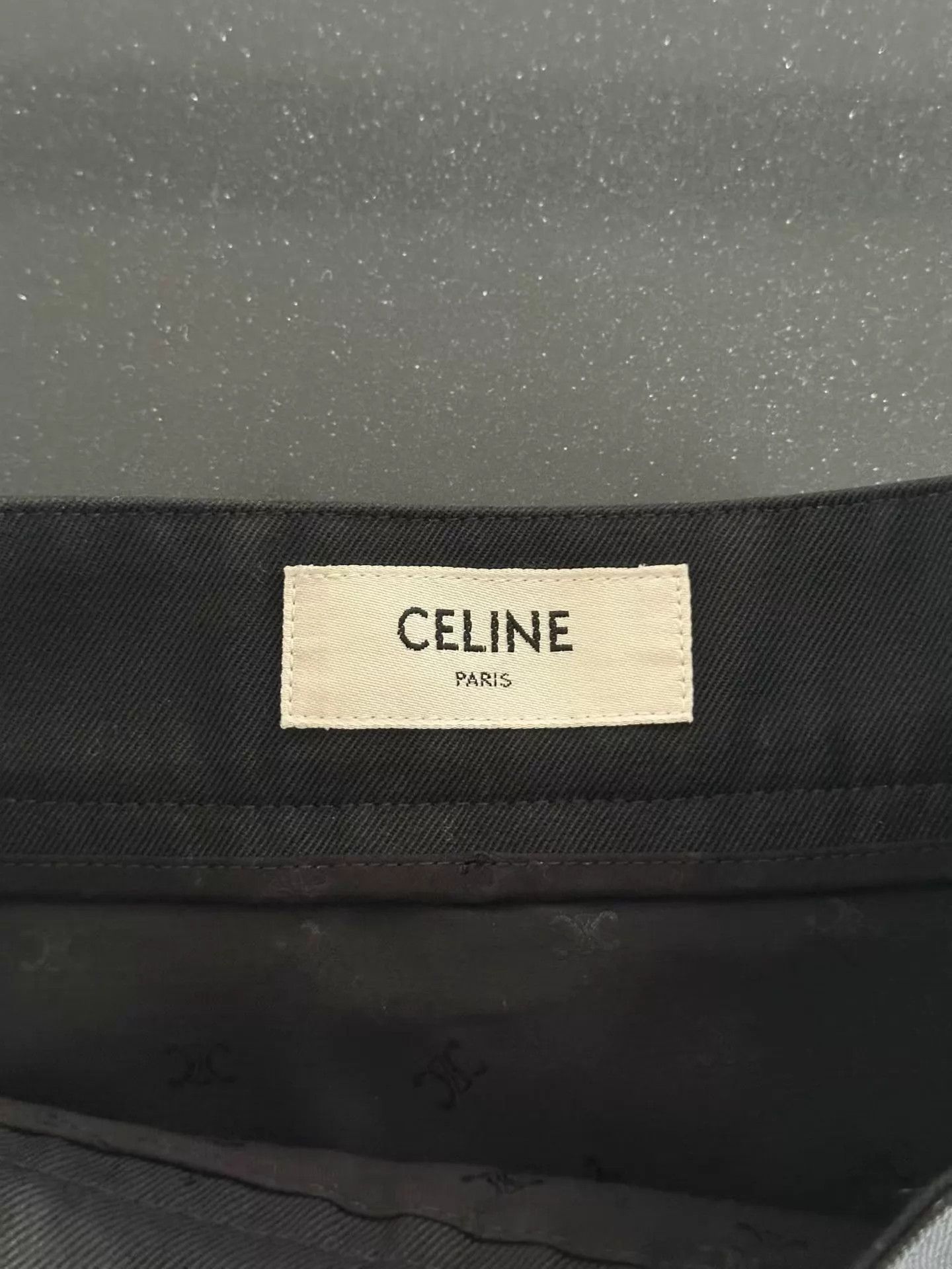 Celine CELINE Triomphe Gold Buckle Short Skirt Women's 34 Size 24" / US 00 / IT 34 - 3 Thumbnail