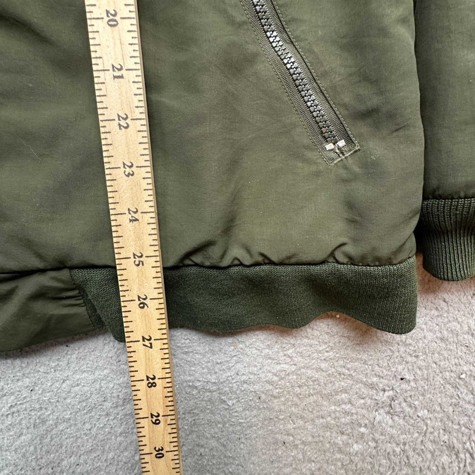 L.L. Bean LL Bean UF43 Fleece Lined Nylon Warm Up Bomber Jacket Large Size US L / EU 52-54 / 3 - 6 Thumbnail