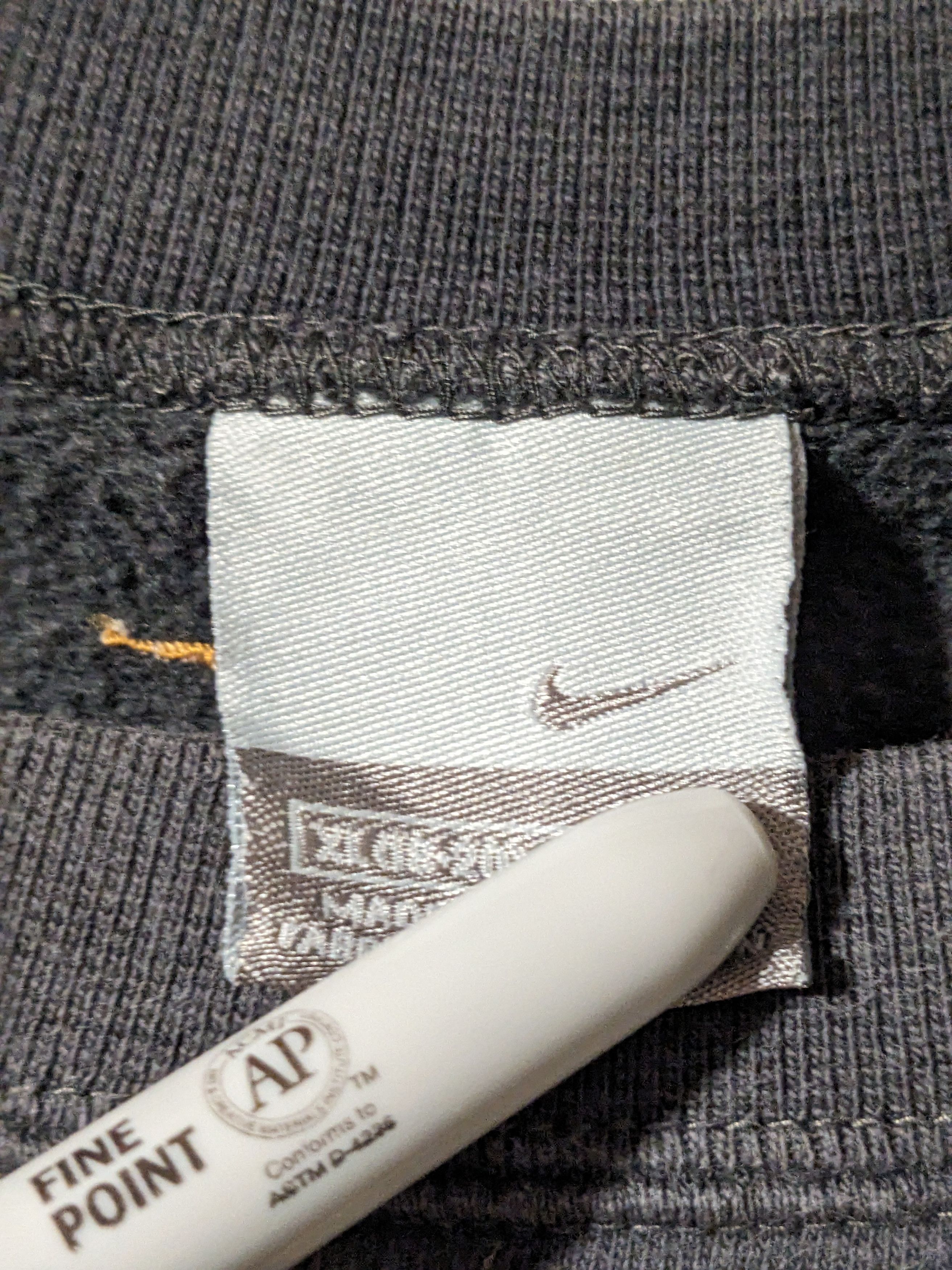 Nike × Vintage Vintage Y2K Nike Spell Out Women's X-Large Gray Sweatshirt Size XL / US 12-14 / IT 48-50 - 3 Thumbnail