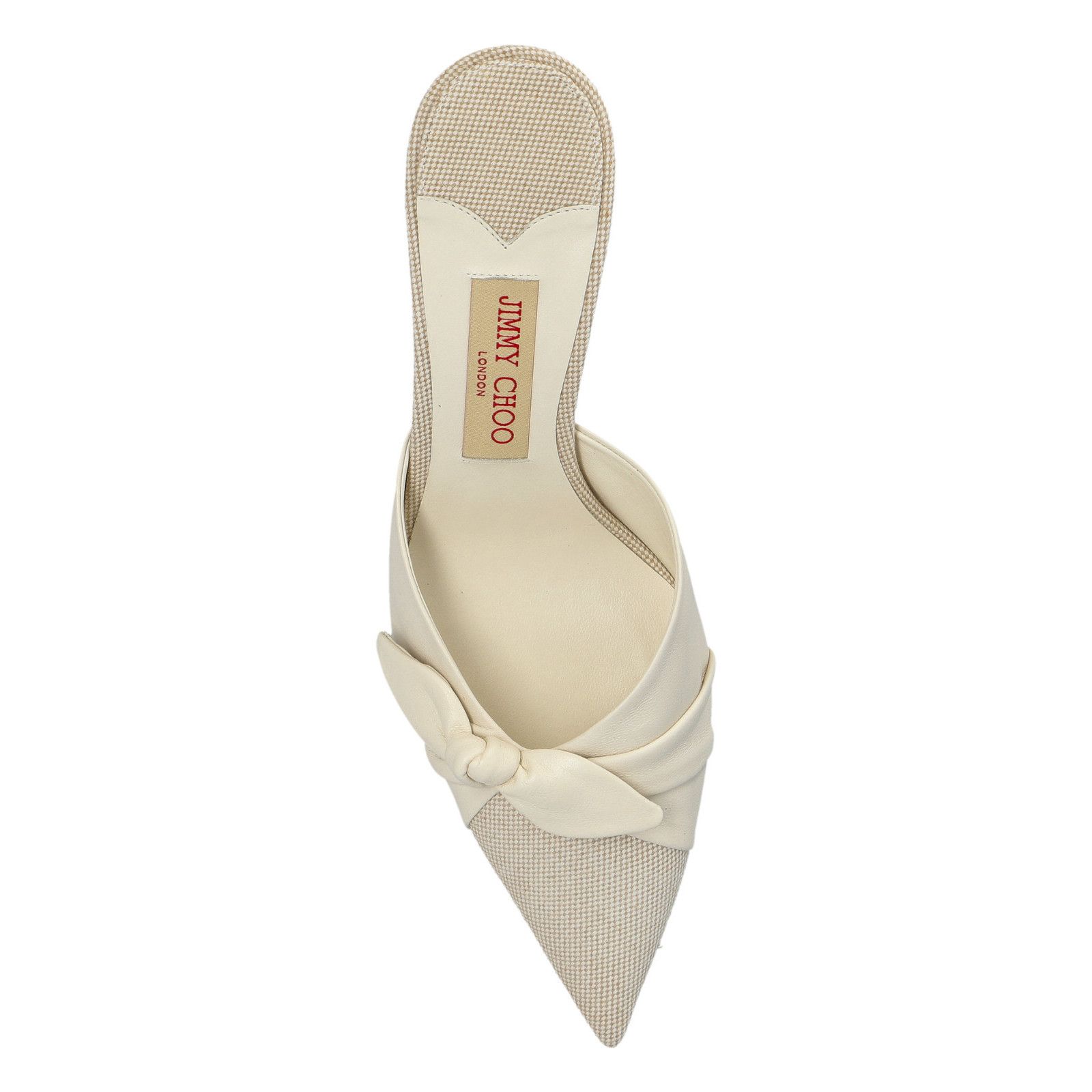 JIMMY CHOO Ivory Heeled Mules New & Authentic (Women\'s size: