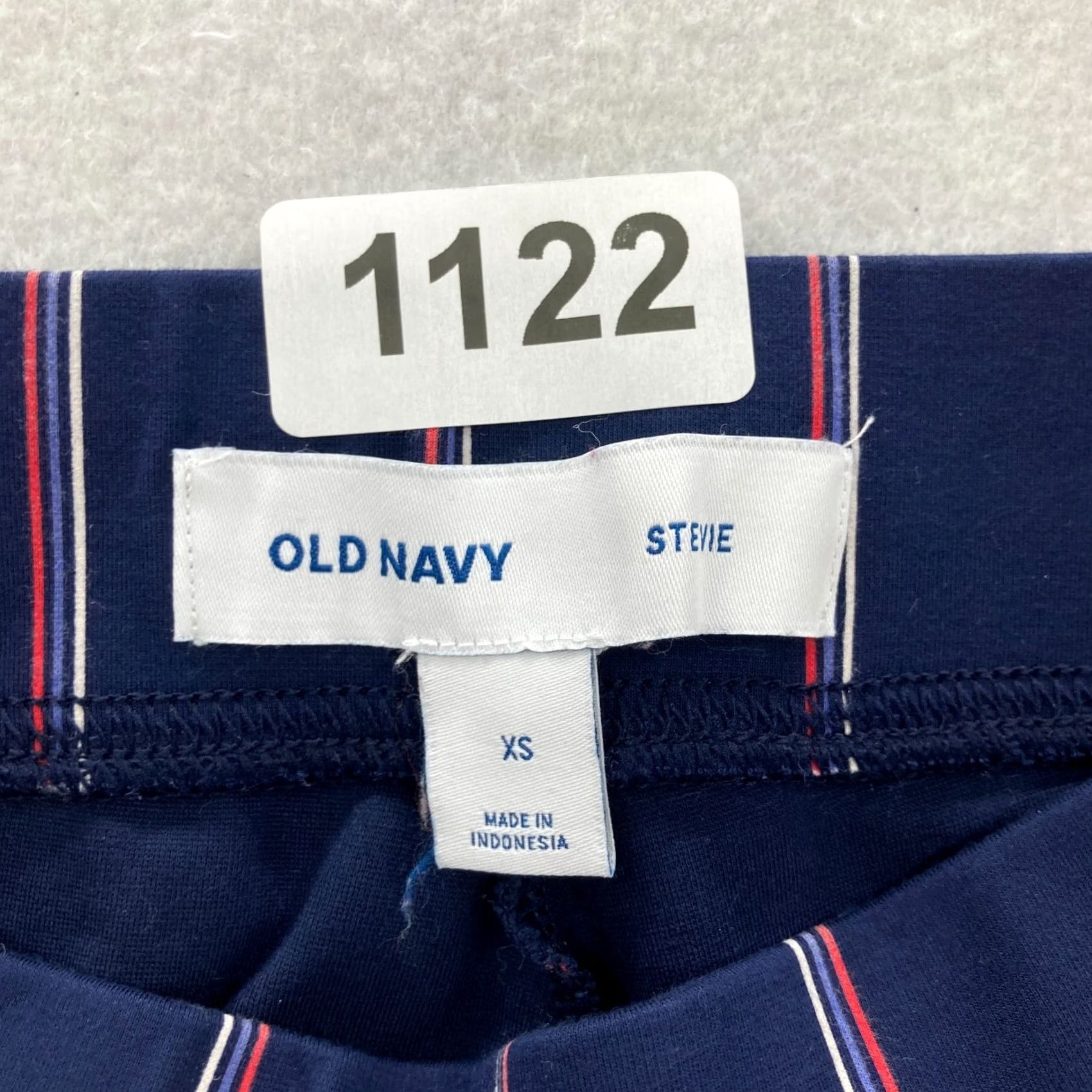 Old Navy Old Navy Pants Womens XS Stevie Size Striped Print Super Stretch Leggings Size 26" / US 2 / IT 38 - 3 Thumbnail