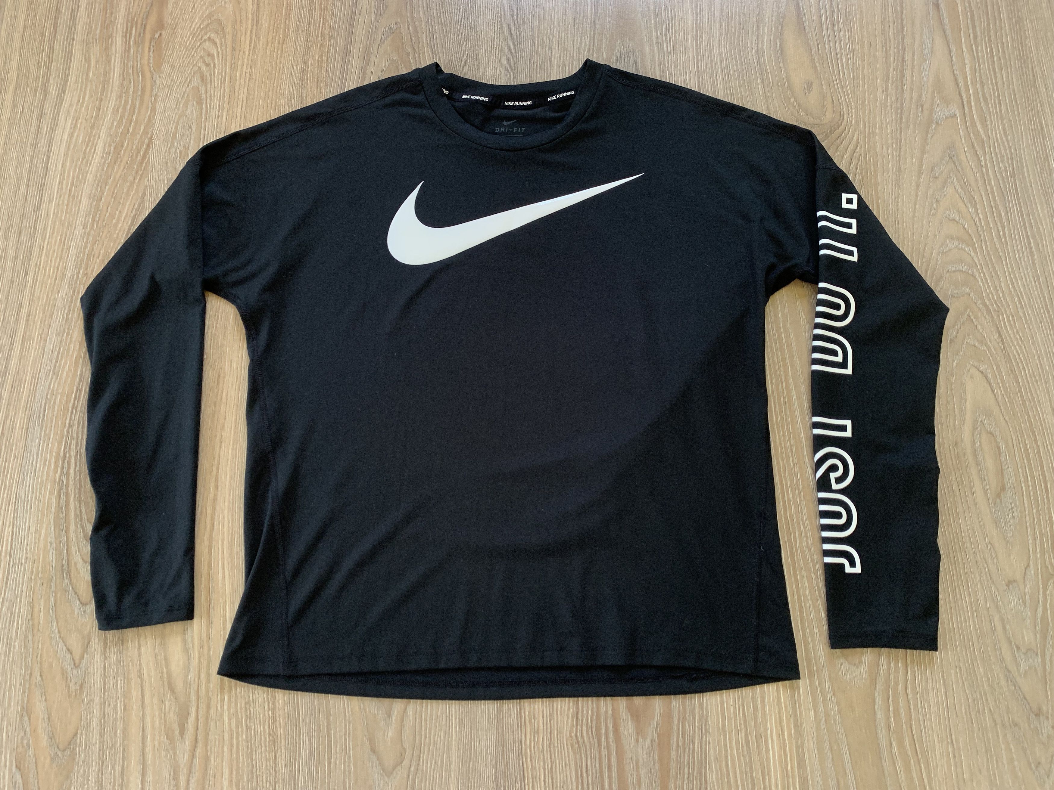 Nike Nike Running Big Swoosh Printed Long Sleeve Size US L / EU 52-54 / 3 - 3 Thumbnail