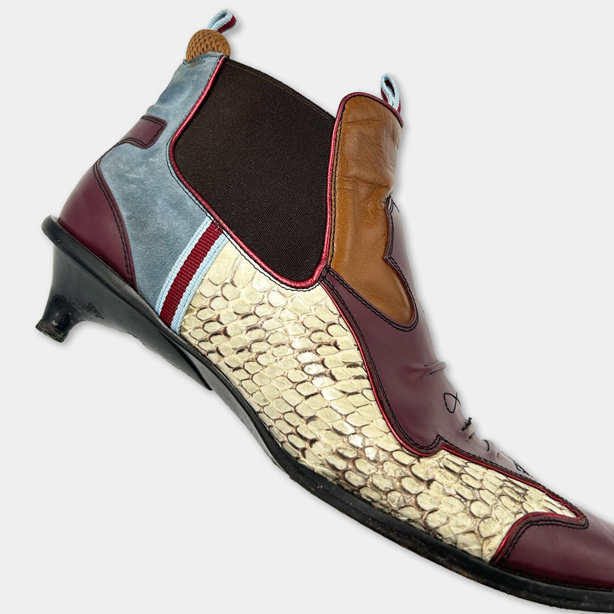 Miu Miu Miu Miu FW99 Snakeskin Shoes Size US 7 / IT 37 - 5 Thumbnail
