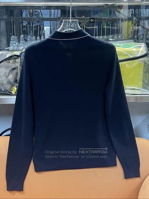 Loro Piana Loro Piana Solid Lapel Collar Cashmere Knit Sweater. Size US S / EU 44-46 / 1 - 3 Thumbnail