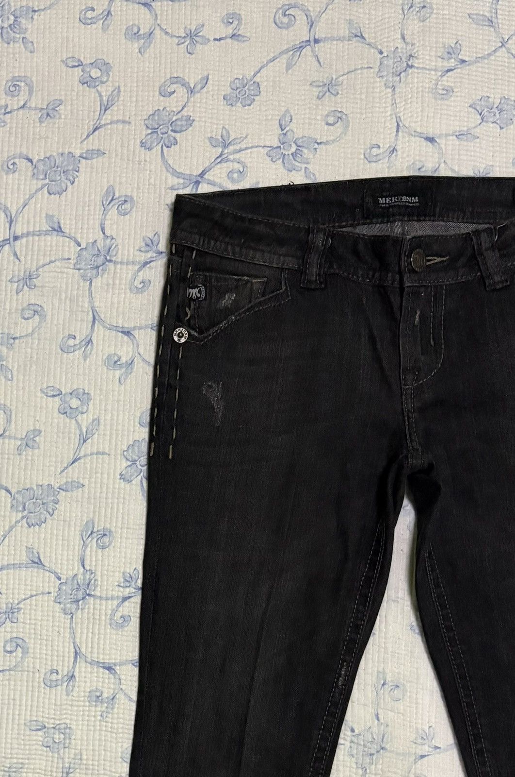 MEK × Mek Denim Mek Denim Streetwear Distressed Denim Size US 33 - 5 Thumbnail