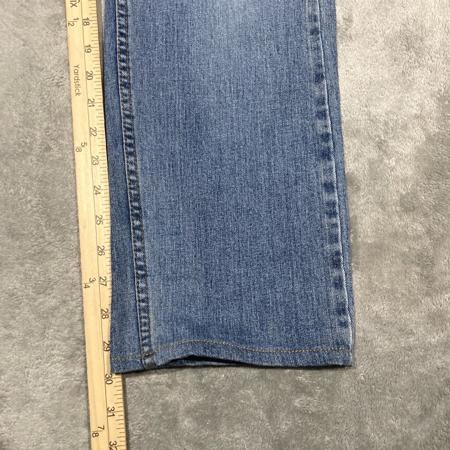 Levi's Levi's 505 Jeans Men 32x32 Blue Denim Regular Fit Straight Leg Vintage No 90s Theme Season Fall Winter Spring 3 Size US 32 / EU 48 - 5 Thumbnail