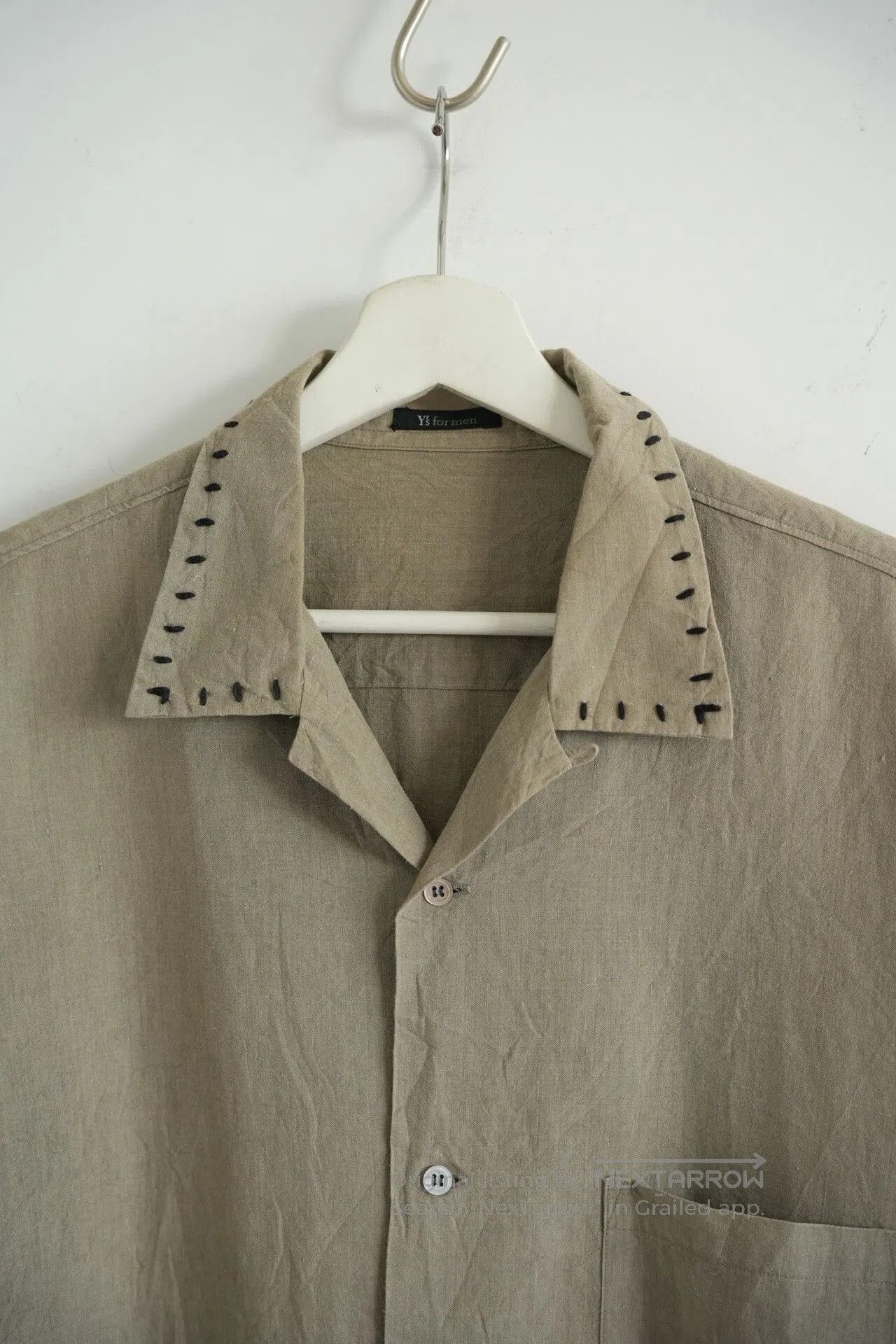 Y's for Men Yohji Yamamoto 90s Linen Shirt. Size US M / EU 48-50 / 2 - 3 Thumbnail
