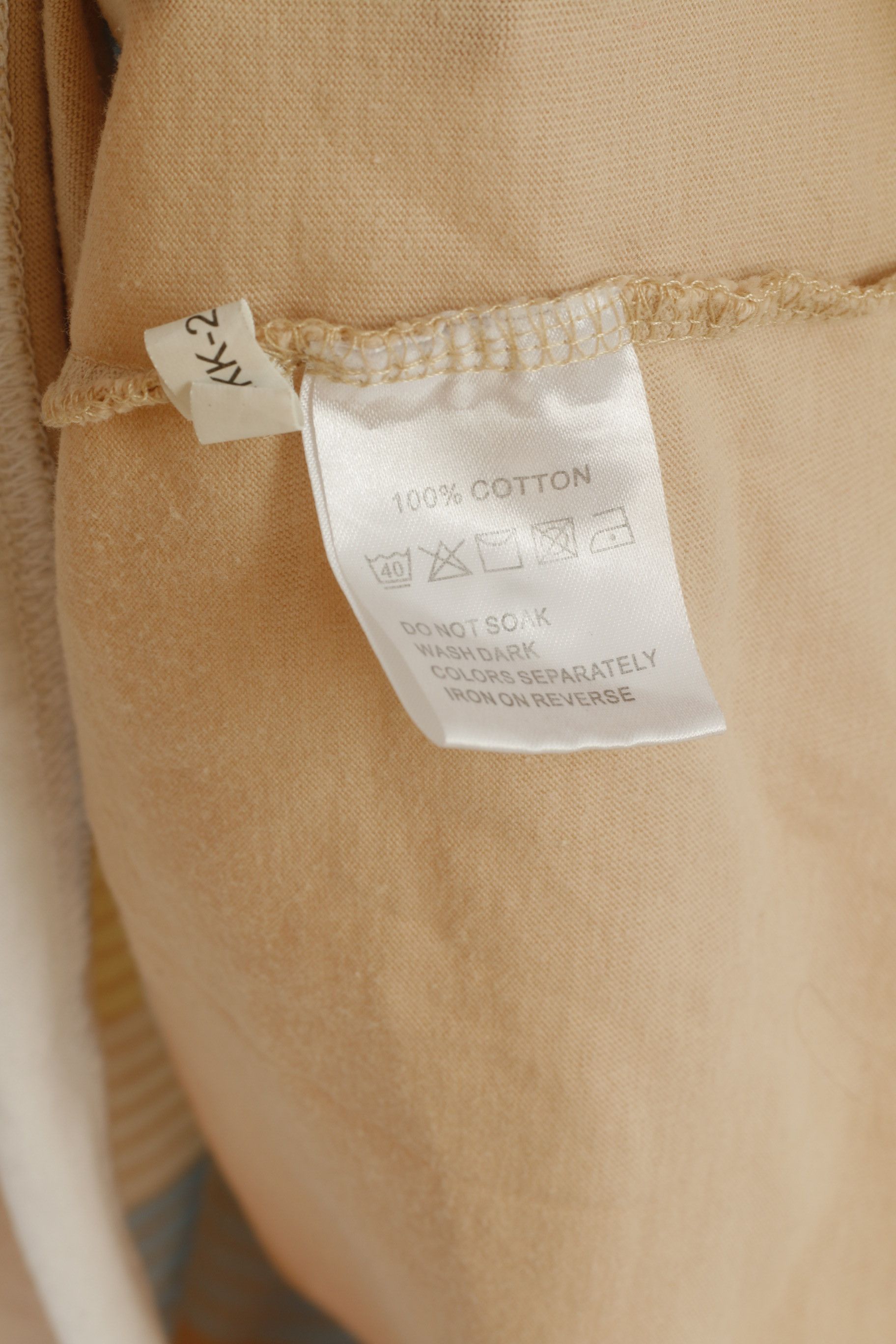 Vintage × Yves Saint Laurent Yves Saint Laurent Men XXL Polo Shirt Beige Cotton 2800 Size US XXL / EU 58 / 5 - 4 Thumbnail